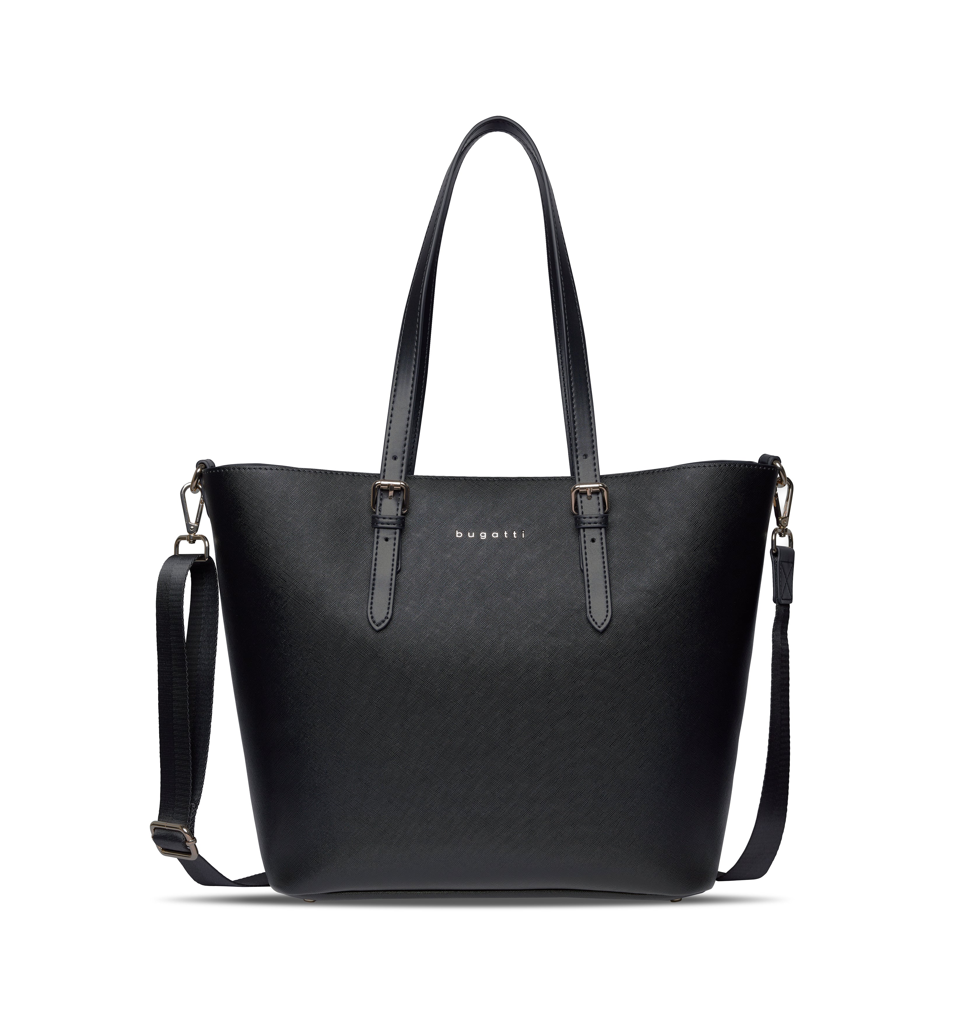 Bugatti Ella Shopper L, schwarz saffiano – Ansicht 2