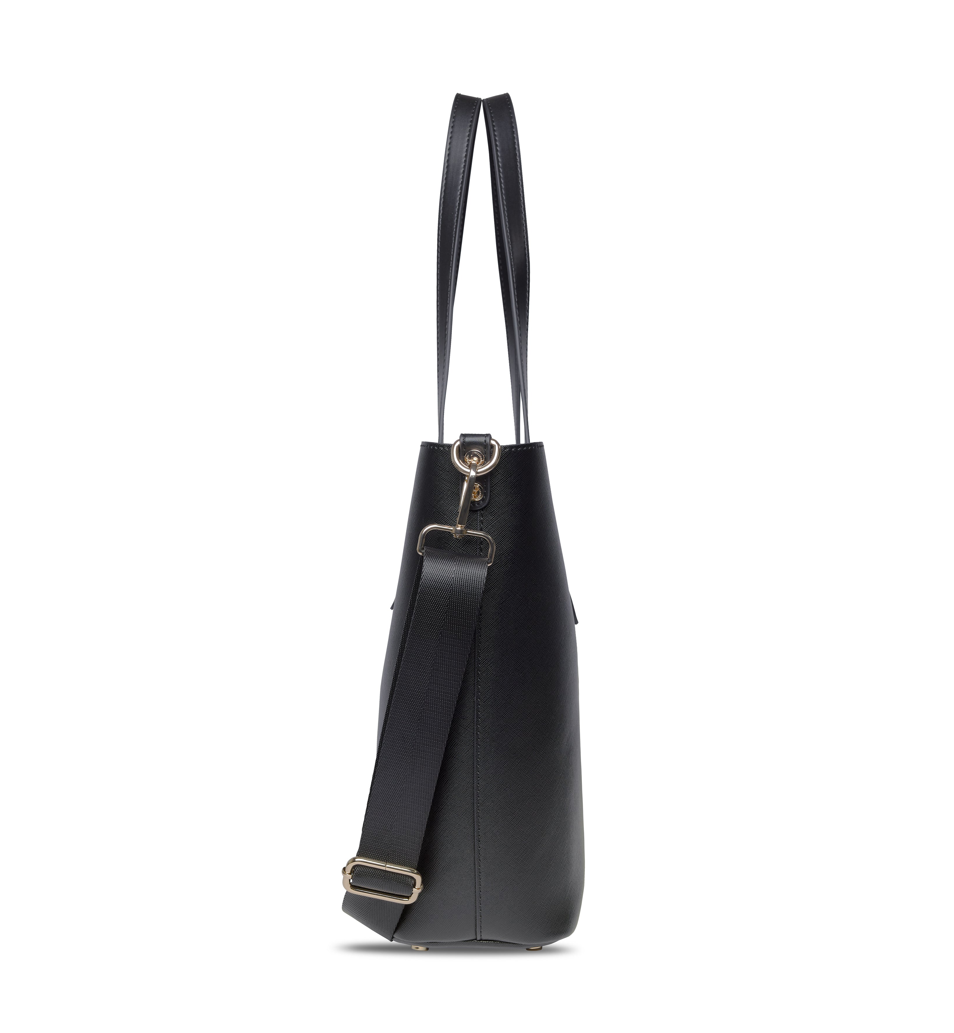 Bugatti Ella Shopper L, schwarz saffiano – Ansicht 5