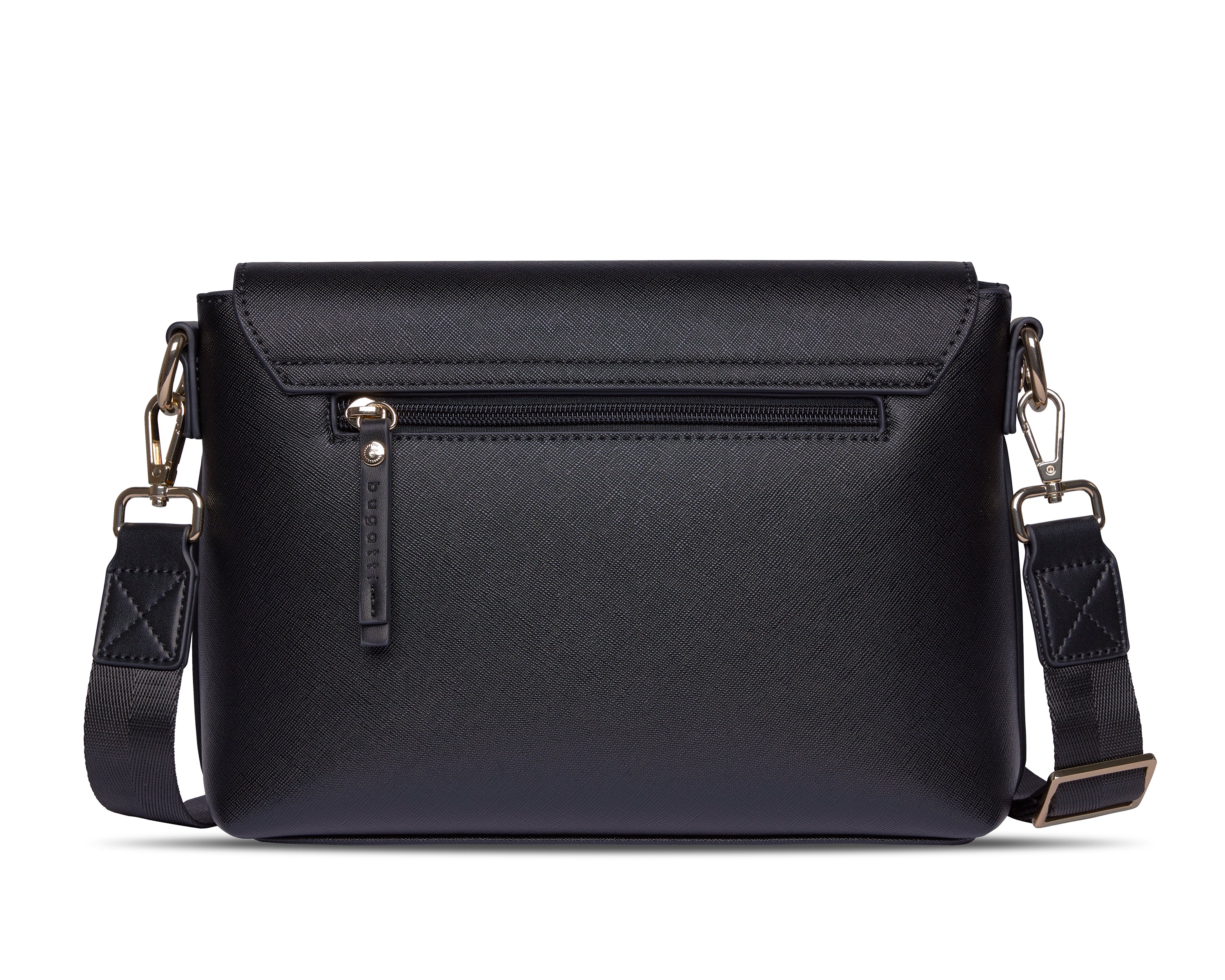 Bugatti Schultertasche Ella, Saffino Schwarz