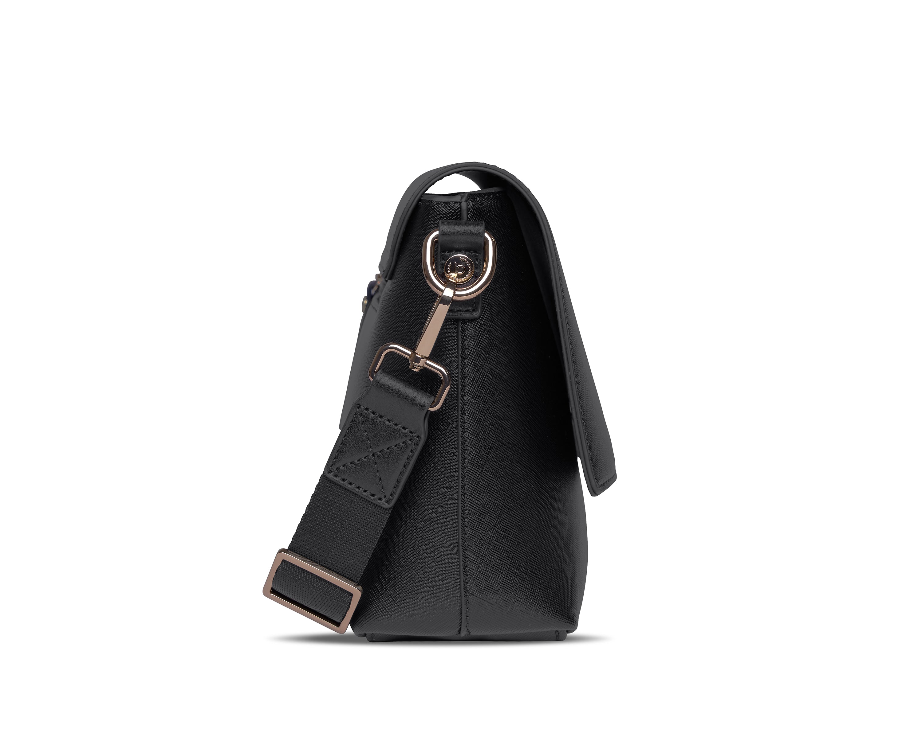 Bugatti Schultertasche Ella, Saffino Schwarz