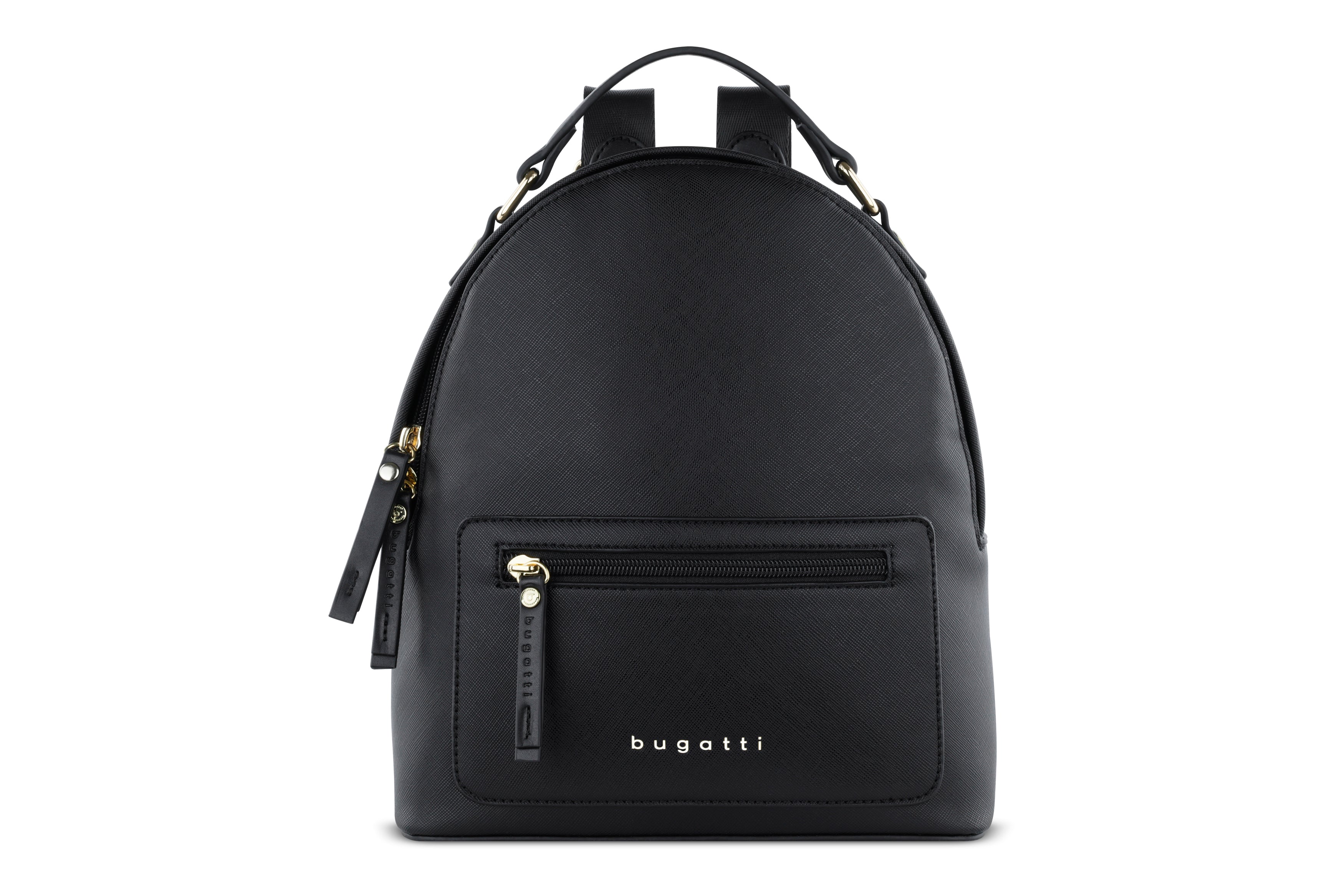 Bugatti ELLA Rucksack klein, schwarz saffiano – Ansicht 2