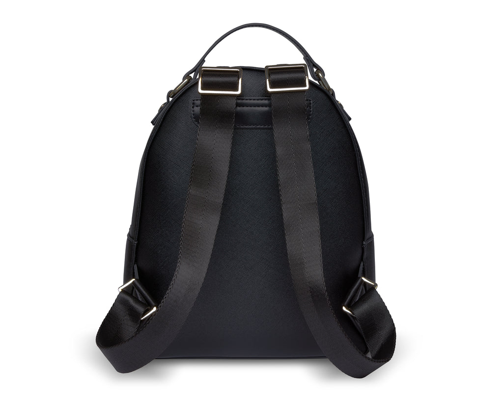 Bugatti ELLA Rucksack klein, schwarz saffiano – Ansicht 4