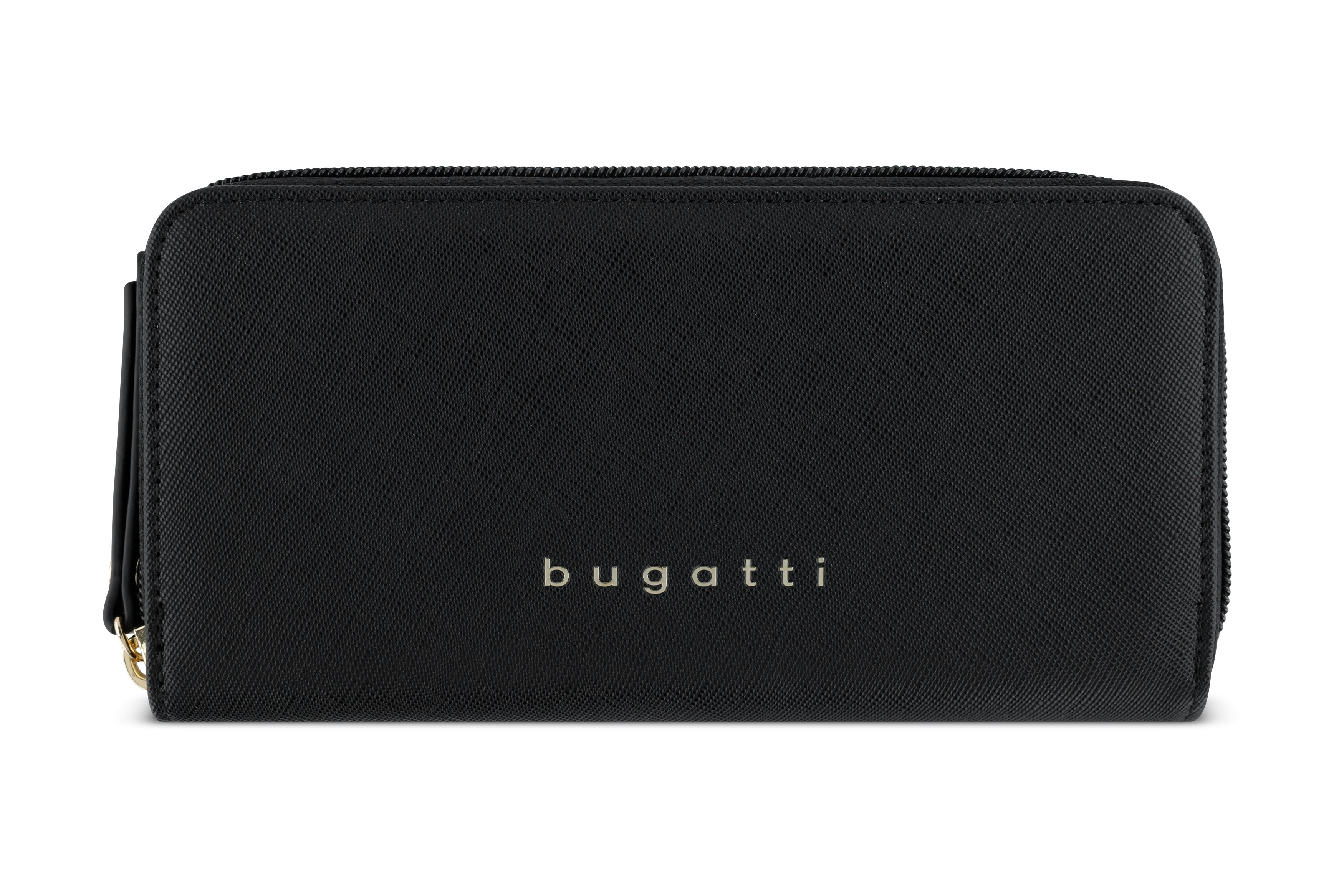 Bugatti ELLA Damengeldbörse lang, schwarz saffiano – Ansicht 2