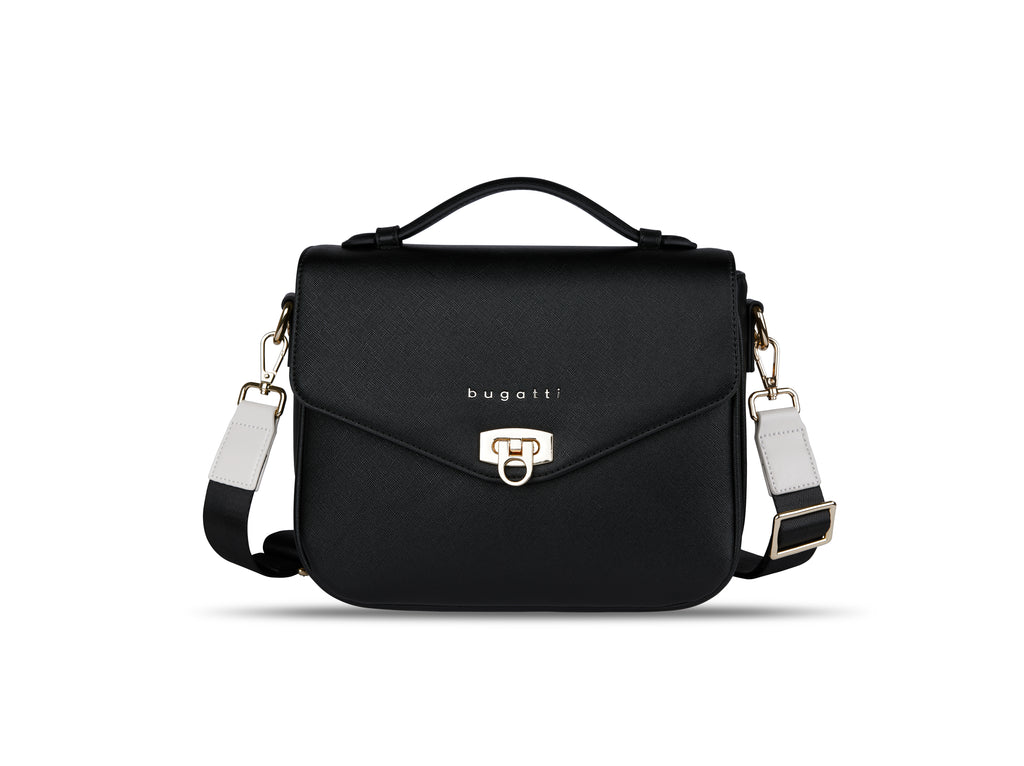 Bugatti Classic Bag Ella, Saffino Schwarz