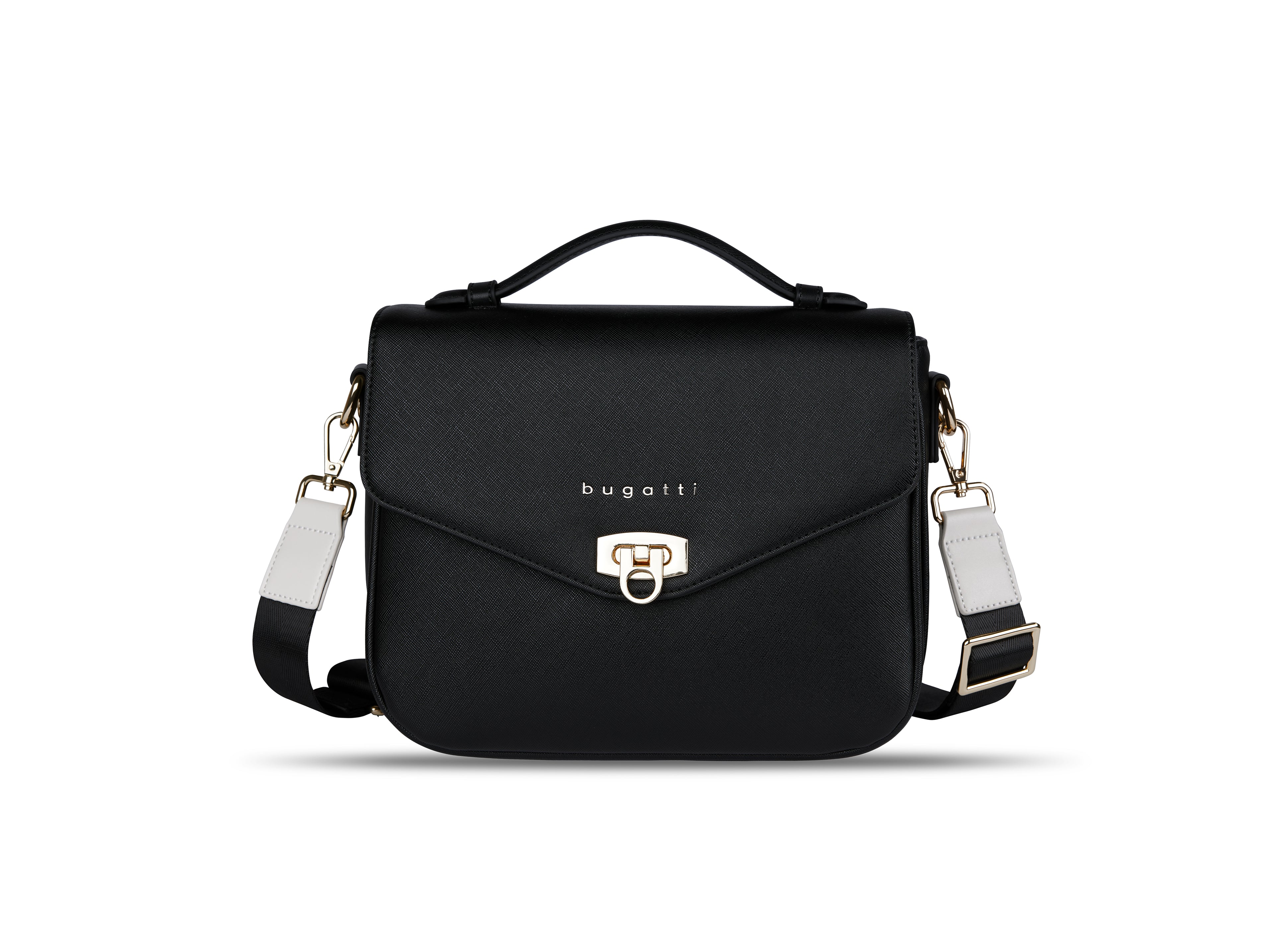 Bugatti Classic Bag Ella, Saffino Schwarz