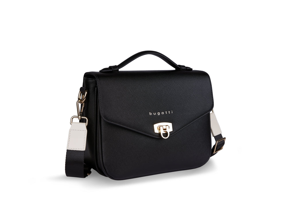 Bugatti Classic Bag Ella, Saffino Schwarz