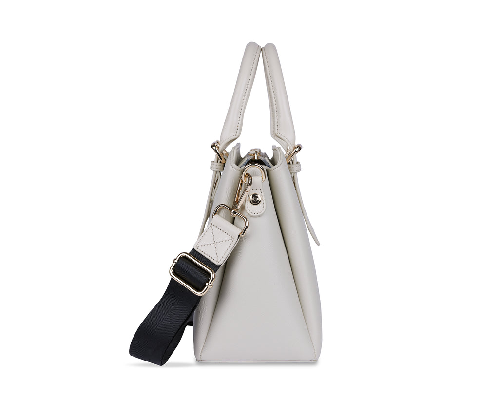 Bugatti Ella Handtasche M, beige saffiano – Ansicht 5