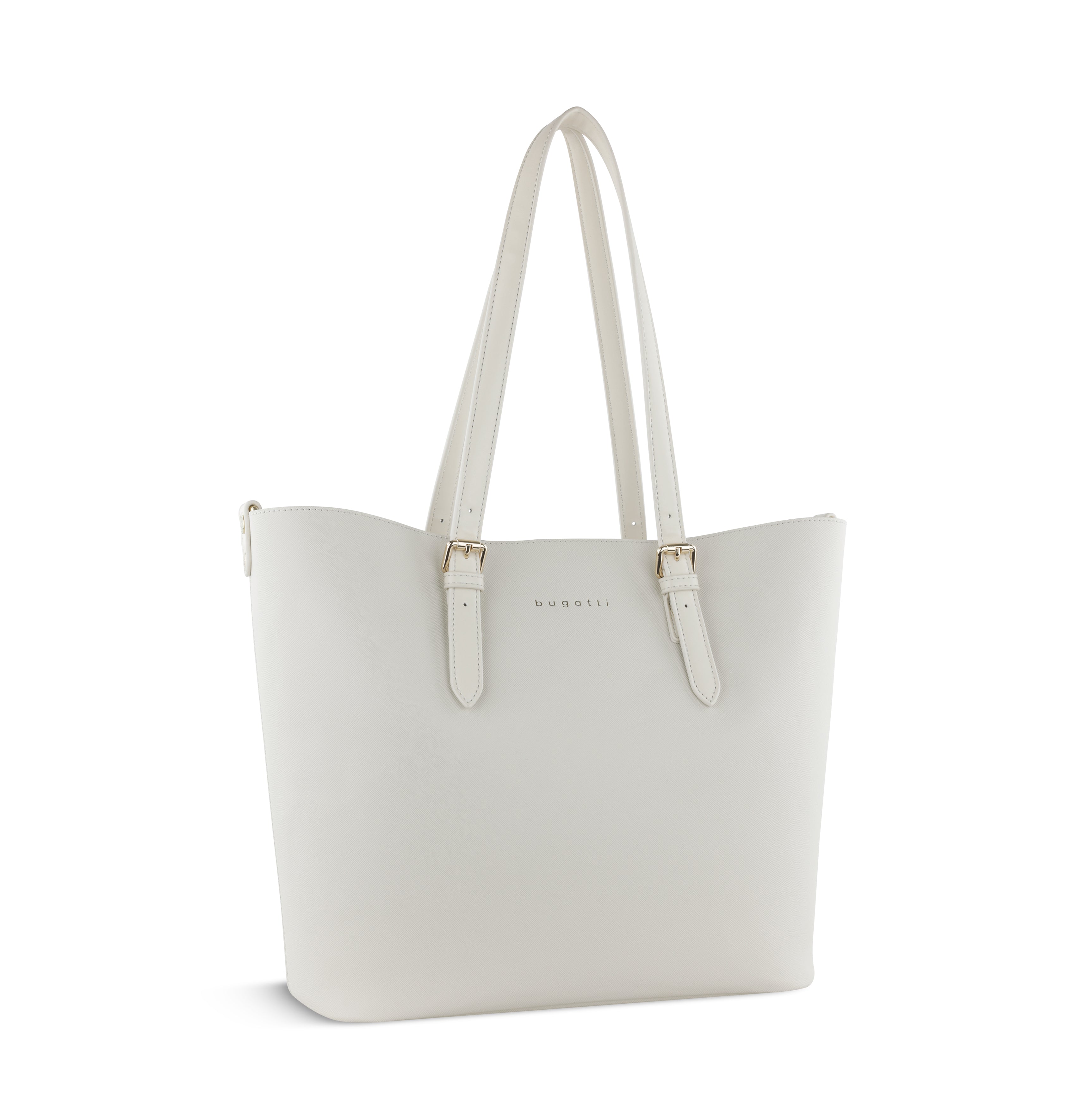 Bugatti Ella Shopper L, beige saffiano – Ansicht 3