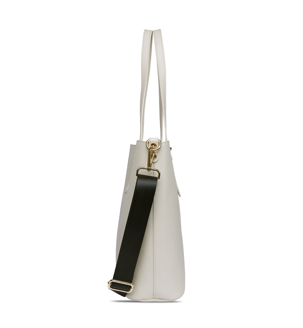Bugatti Ella Shopper L, beige saffiano – Ansicht 5