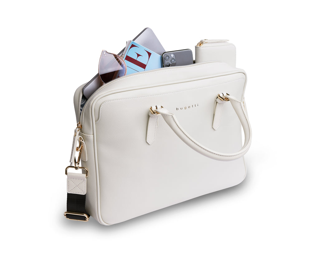 Bugatti Businesstasche Ella, Saffino Beige
