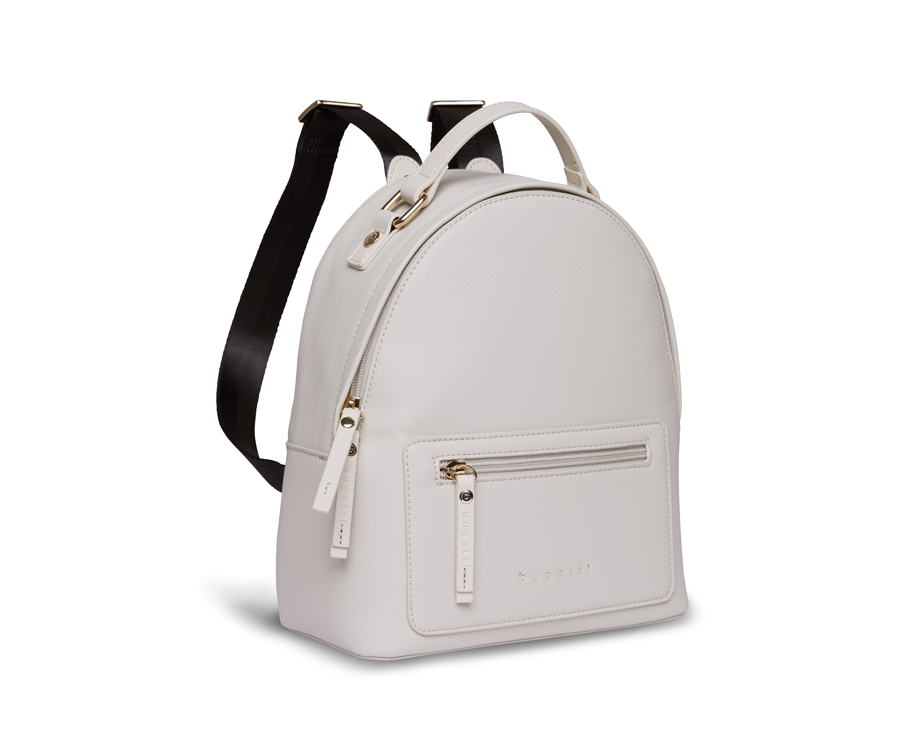 Bugatti ELLA Rucksack klein, beige saffiano – Ansicht 3