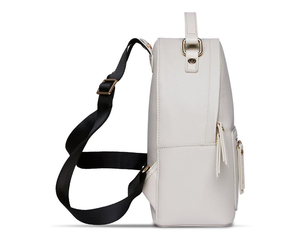 Bugatti ELLA Rucksack klein, beige saffiano – Ansicht 5