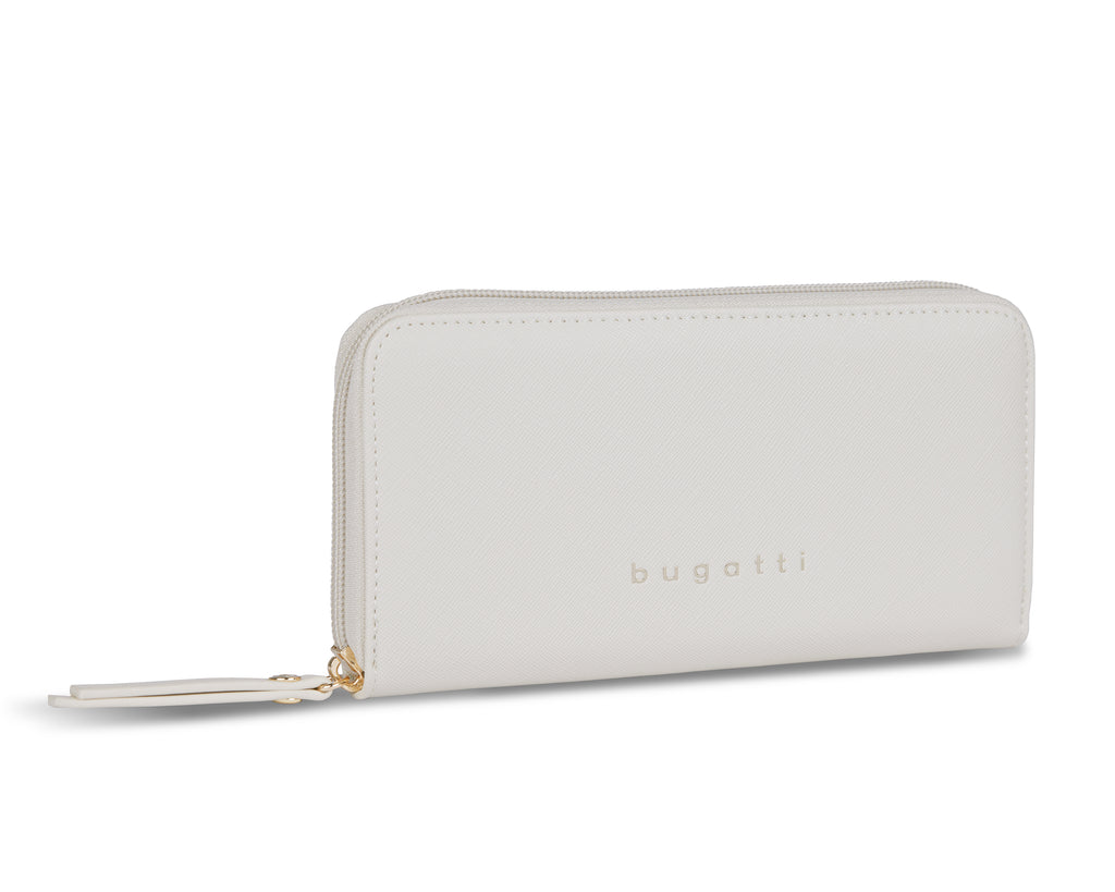 Bugatti ELLA Damengeldbörse lang, beige saffiano – Ansicht 3