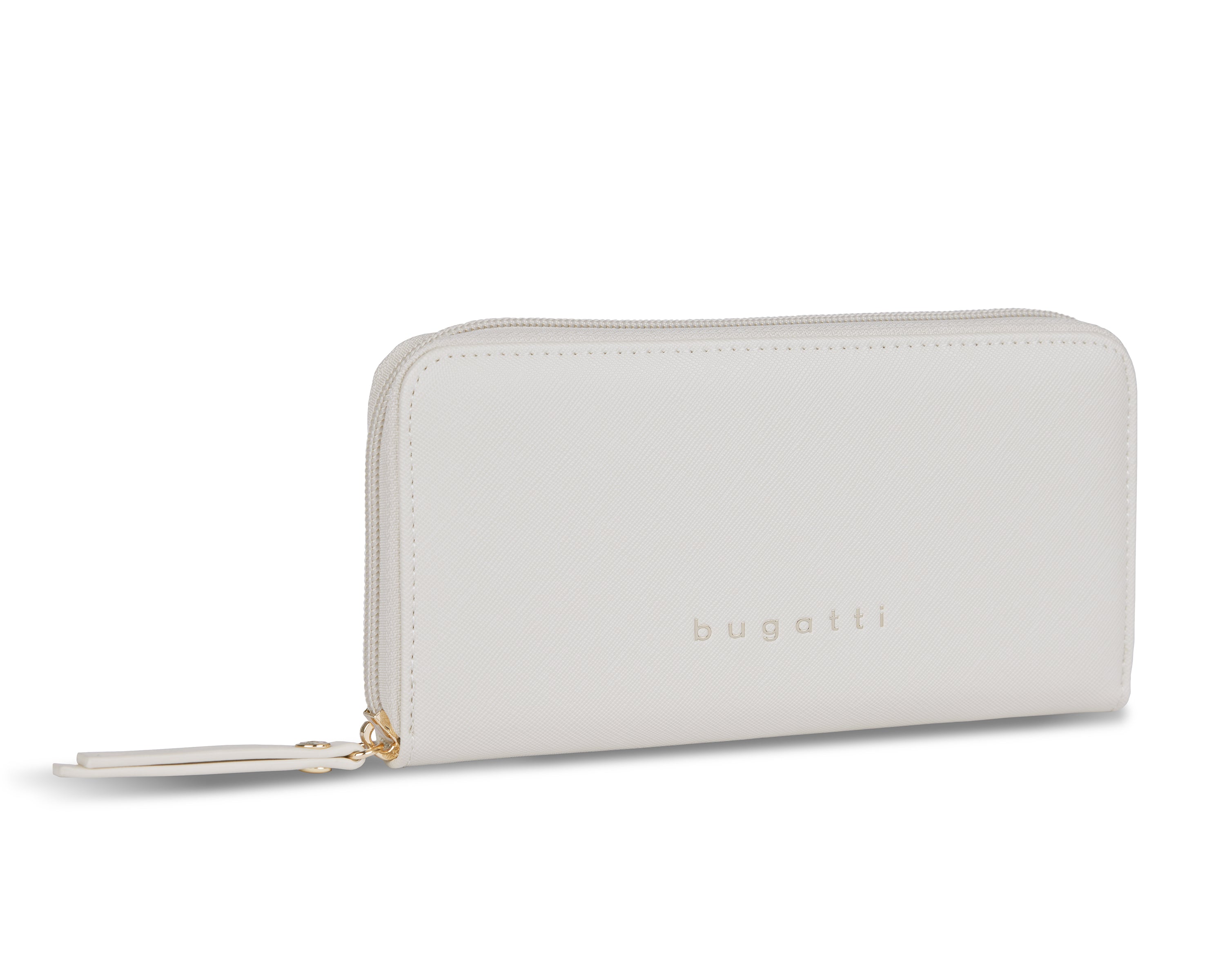 Bugatti ELLA Damengeldbörse lang, beige saffiano – Ansicht 3