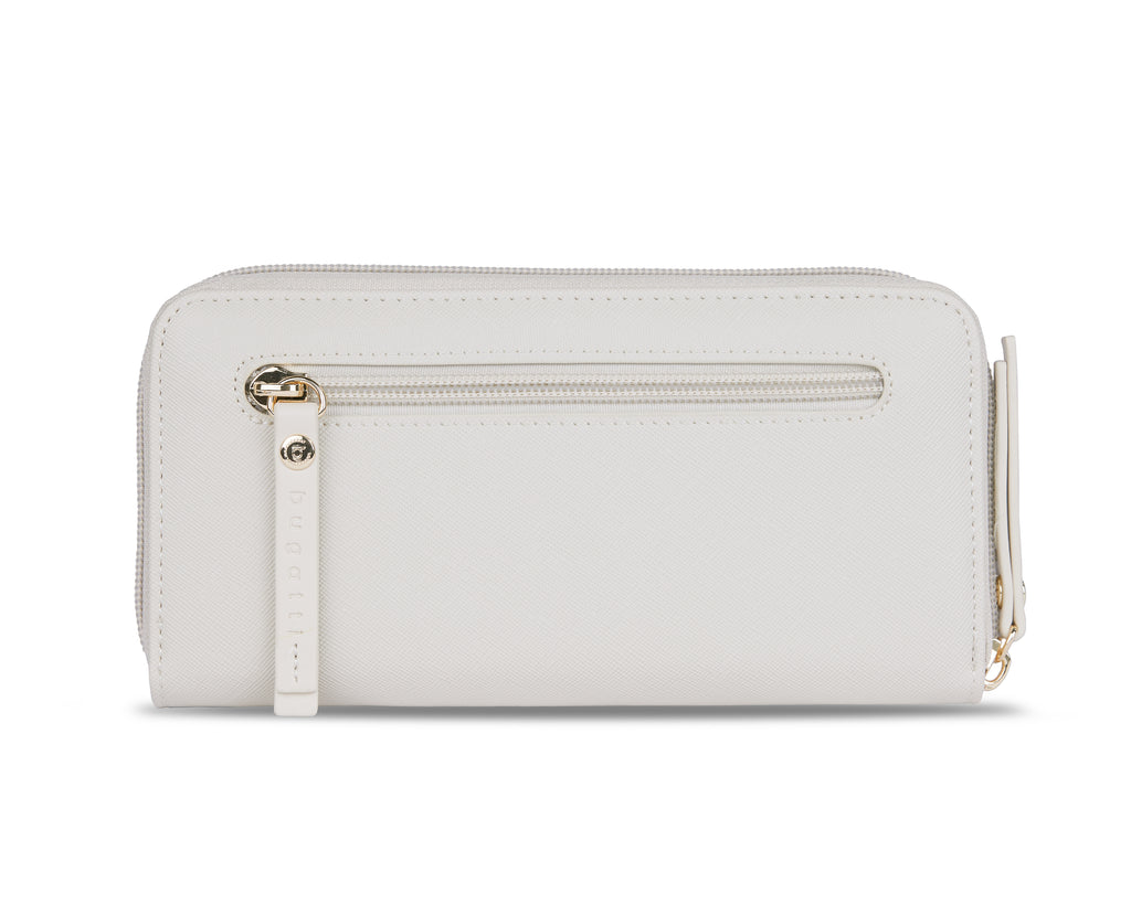 Bugatti ELLA Damengeldbörse lang, beige saffiano – Ansicht 4