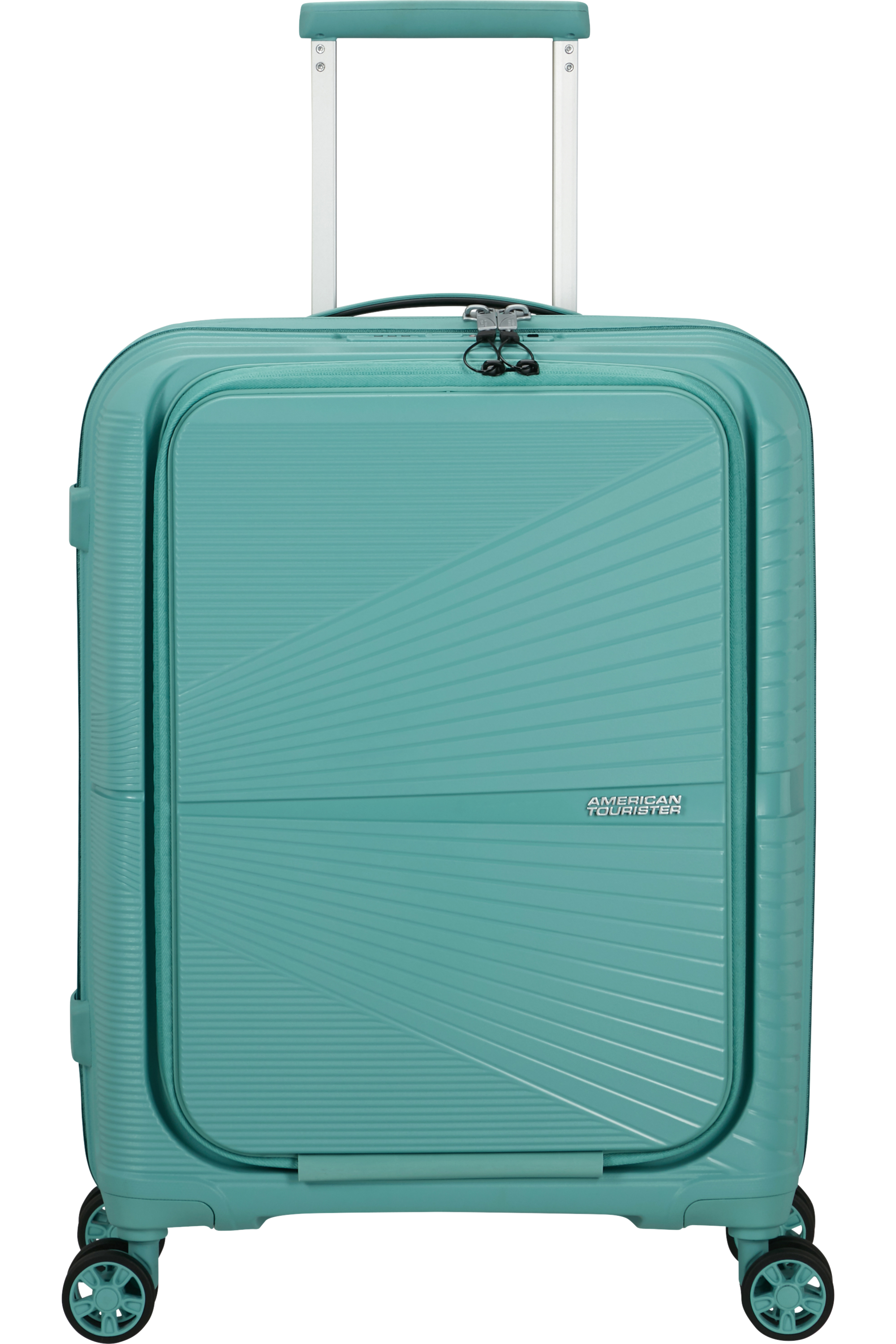 American Tourister AIRCONIC 4w Trolley S Frontloader 15.6", Dusty Turquoise