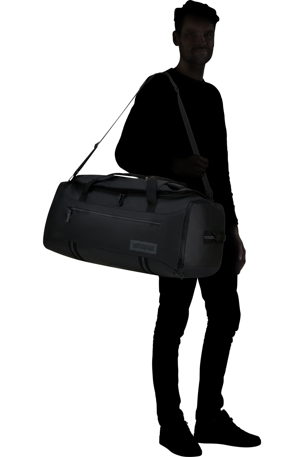 American Tourister TRAILGO Reisetasche L, Schwarz – Produktansicht 2