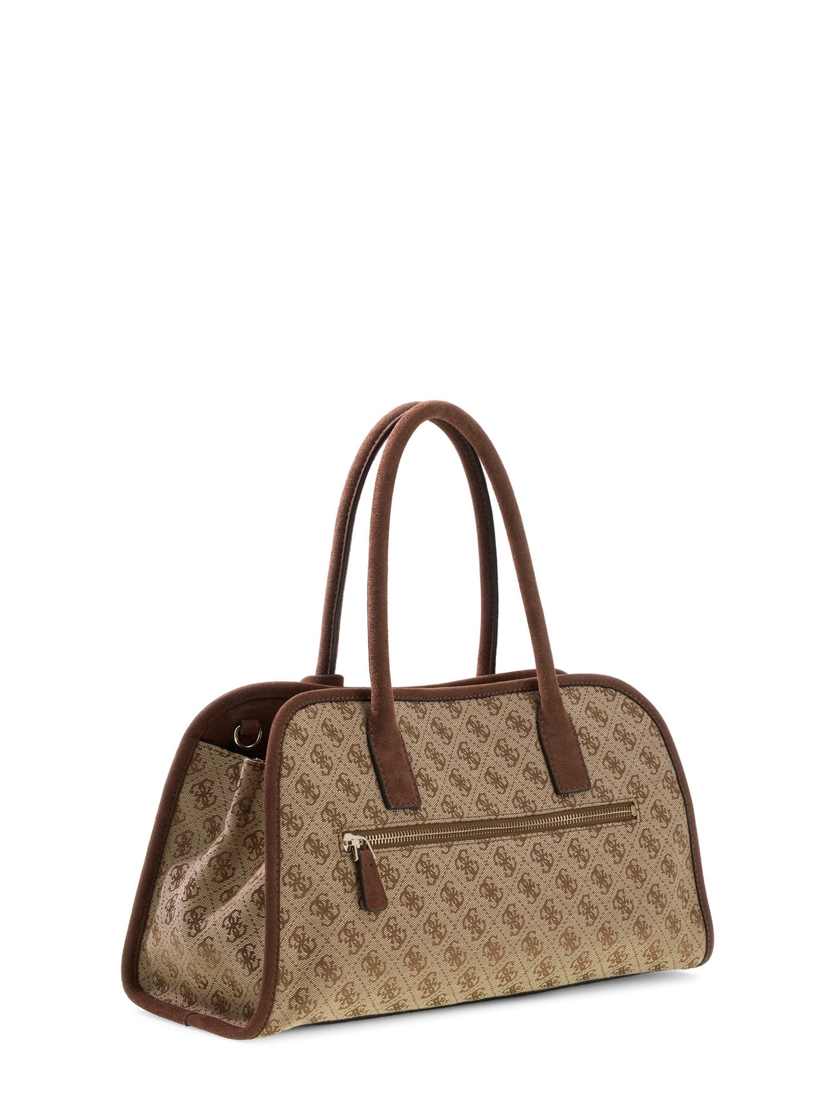 GUESS Accessories GUESS Damen-Handtasche Samantha Girlfriend Satchel – Latte Logo/Brown LATTE LOGO/BROWN · Bild 2