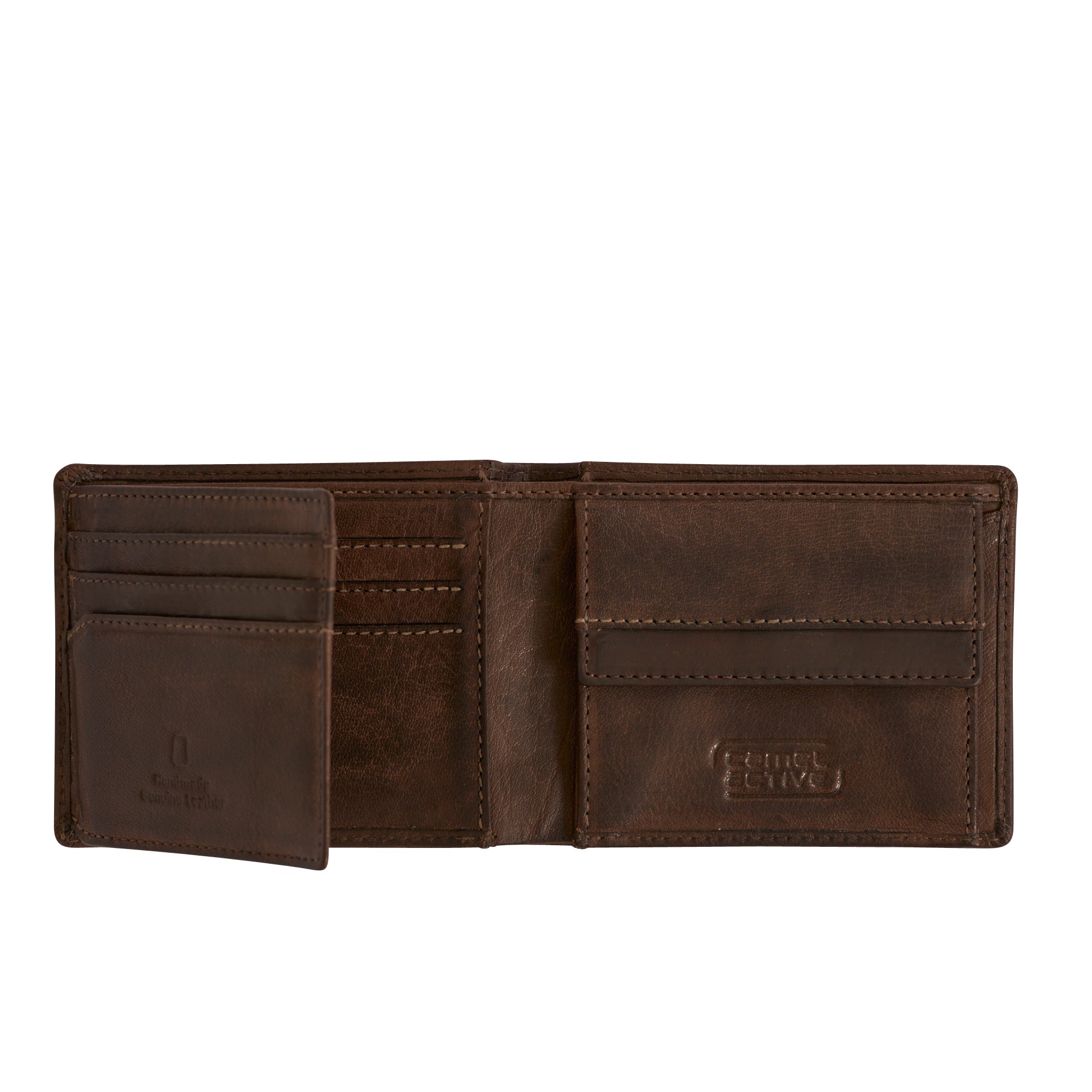 camel active Dust Geldbörse Jeansformat, Braun – Ansicht 3