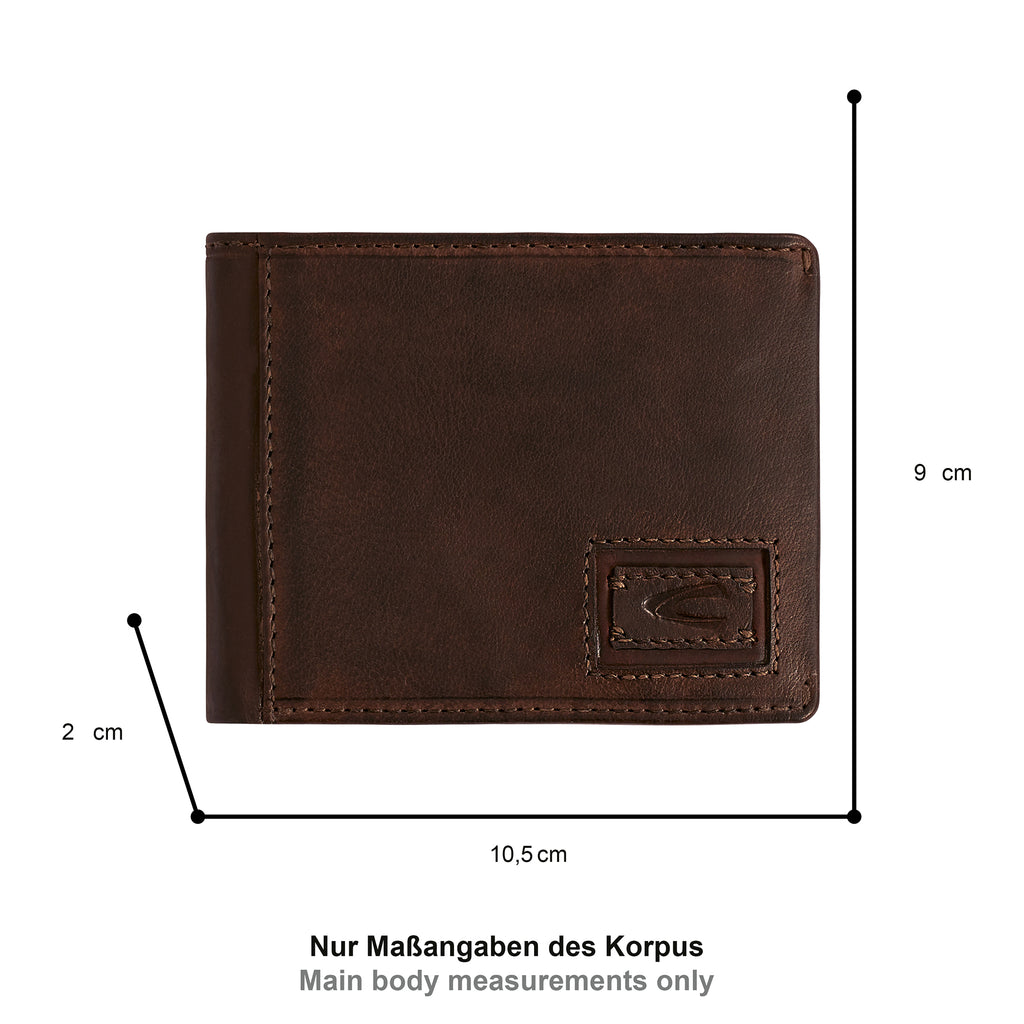 camel active Dust Geldbörse Jeansformat, Braun – Ansicht 1
