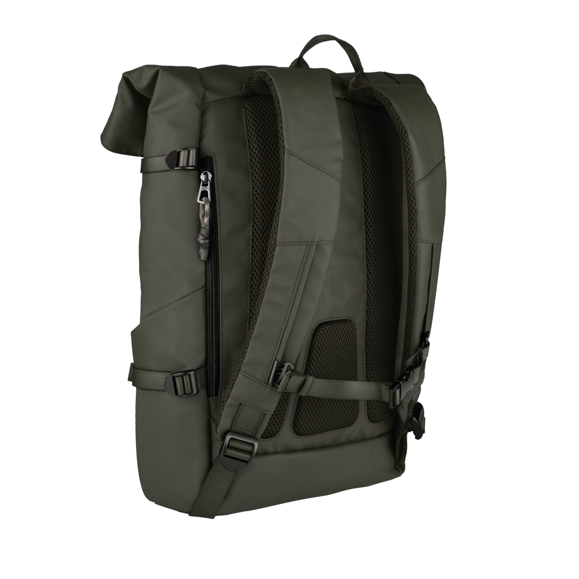 camel active Explore Rolltop-Rucksack L, Khaki – Ansicht 3