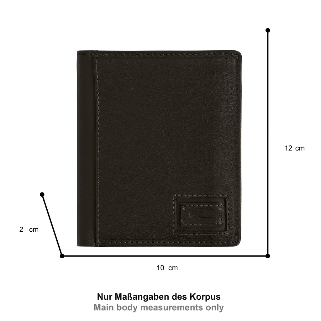 camel active Dust Geldbörse Hochformat, Schwarz – Ansicht 1