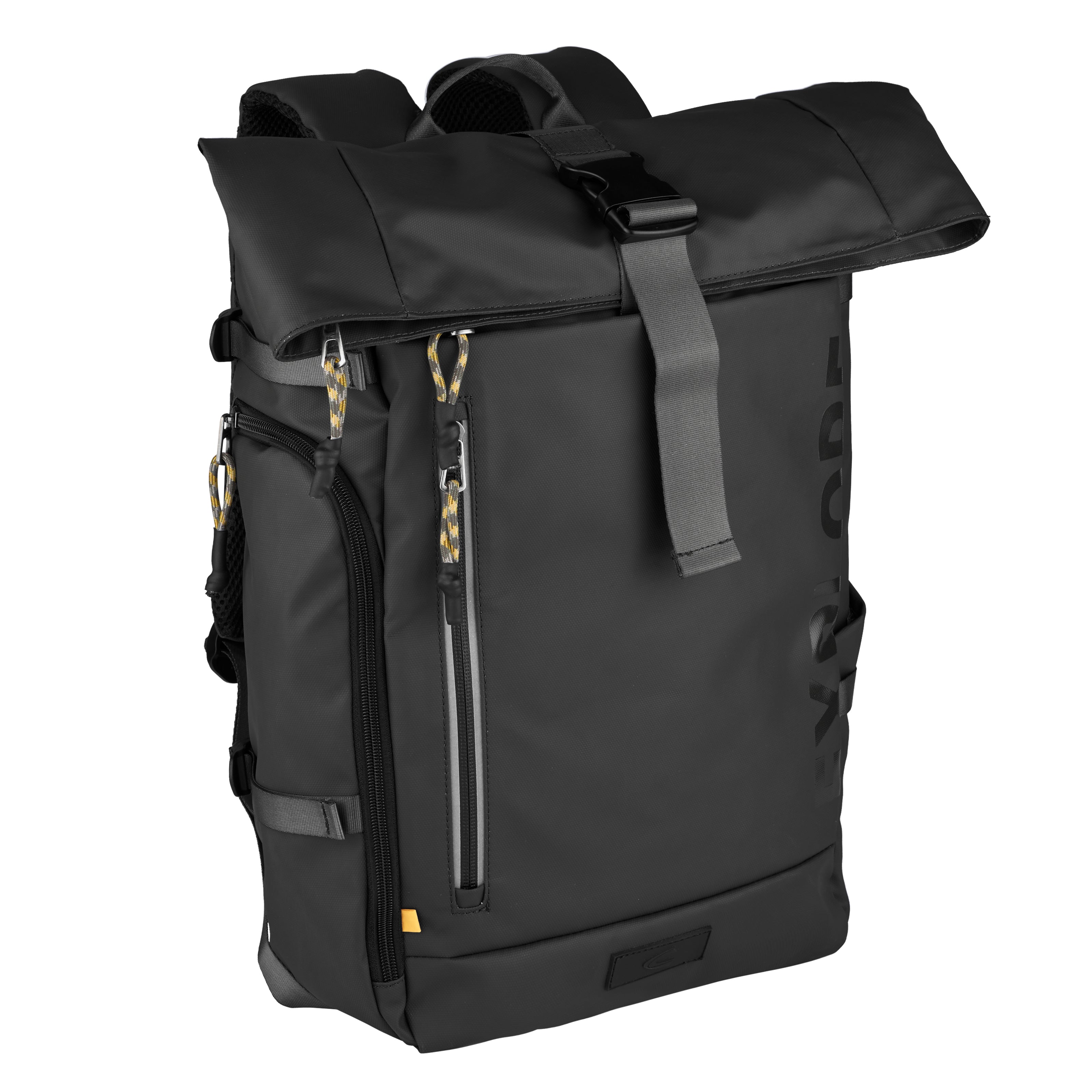 camel active Explore Rolltop-Rucksack L, Schwarz – Ansicht 2