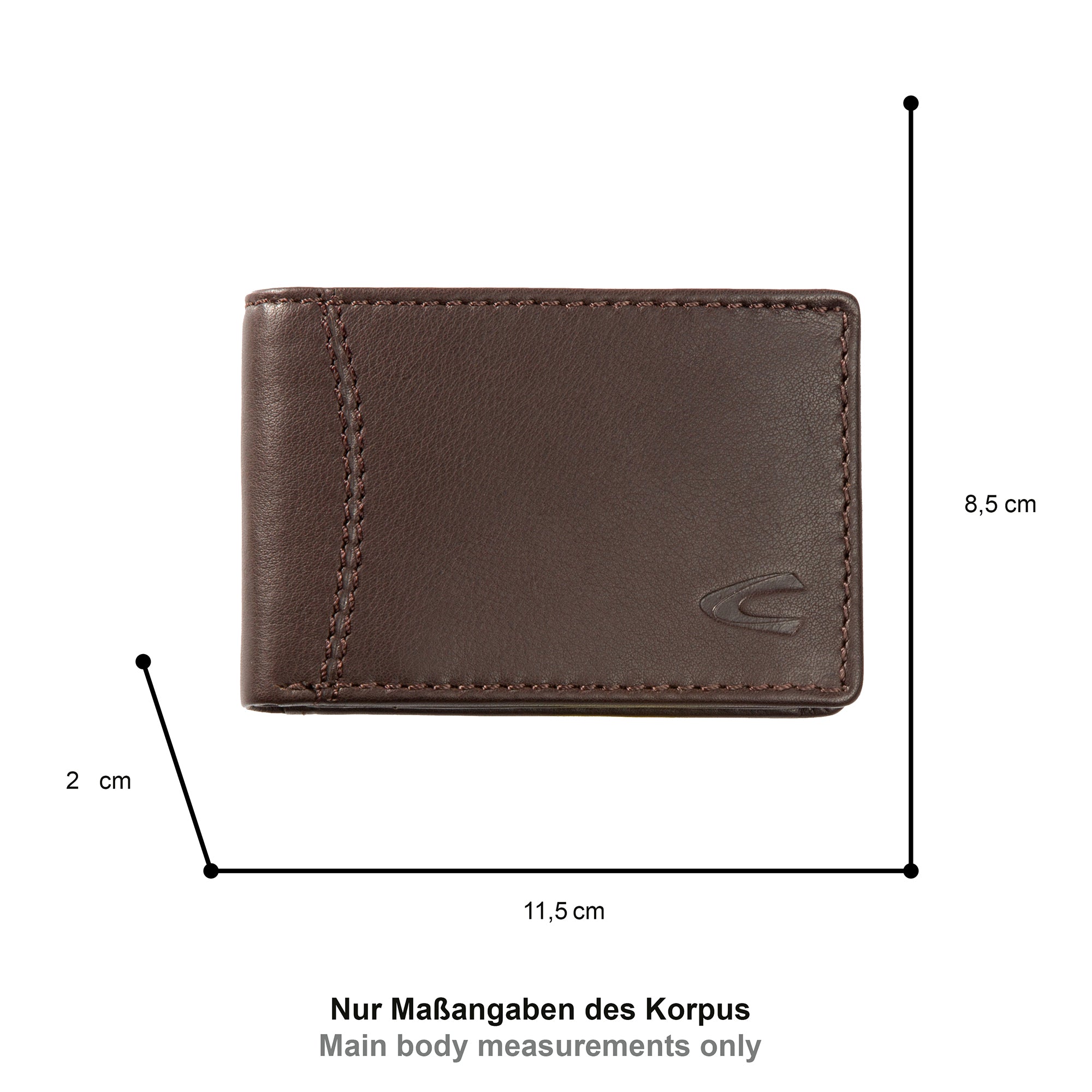 camel active Cordoba Geldbörse Querformat, Beige – Ansicht 1