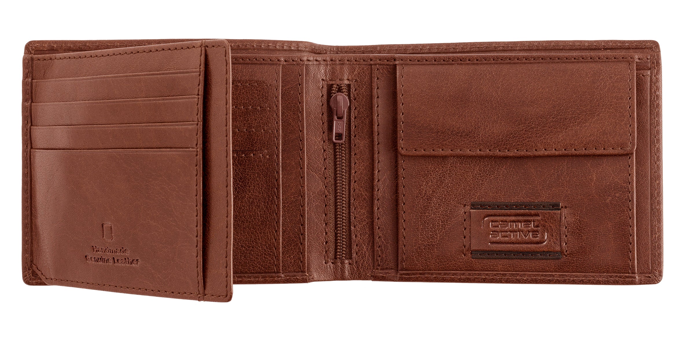 camel active Panama Geldbörse Querformat, Cognac – Ansicht 2