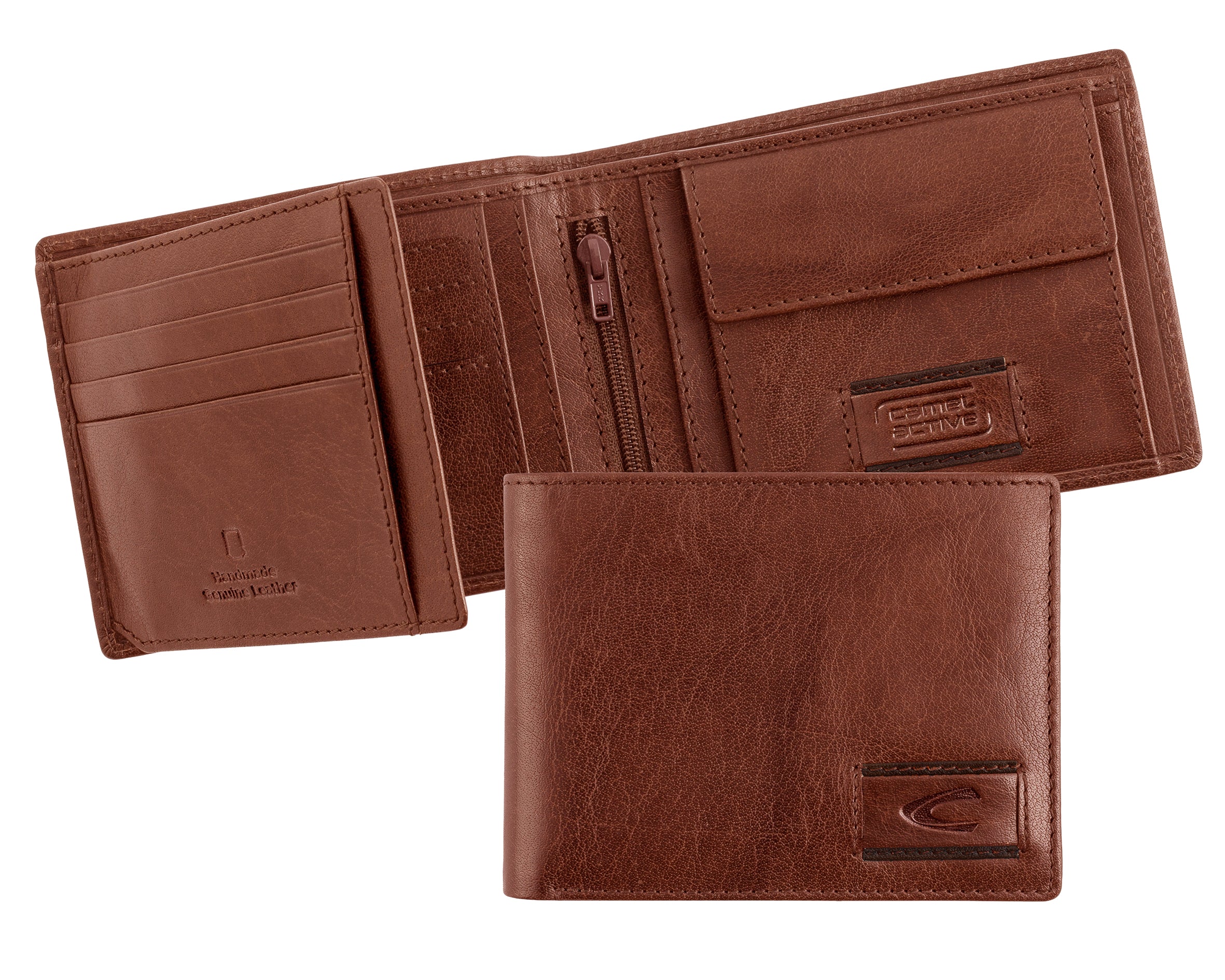 camel active Panama Geldbörse Querformat, Cognac – Ansicht 4