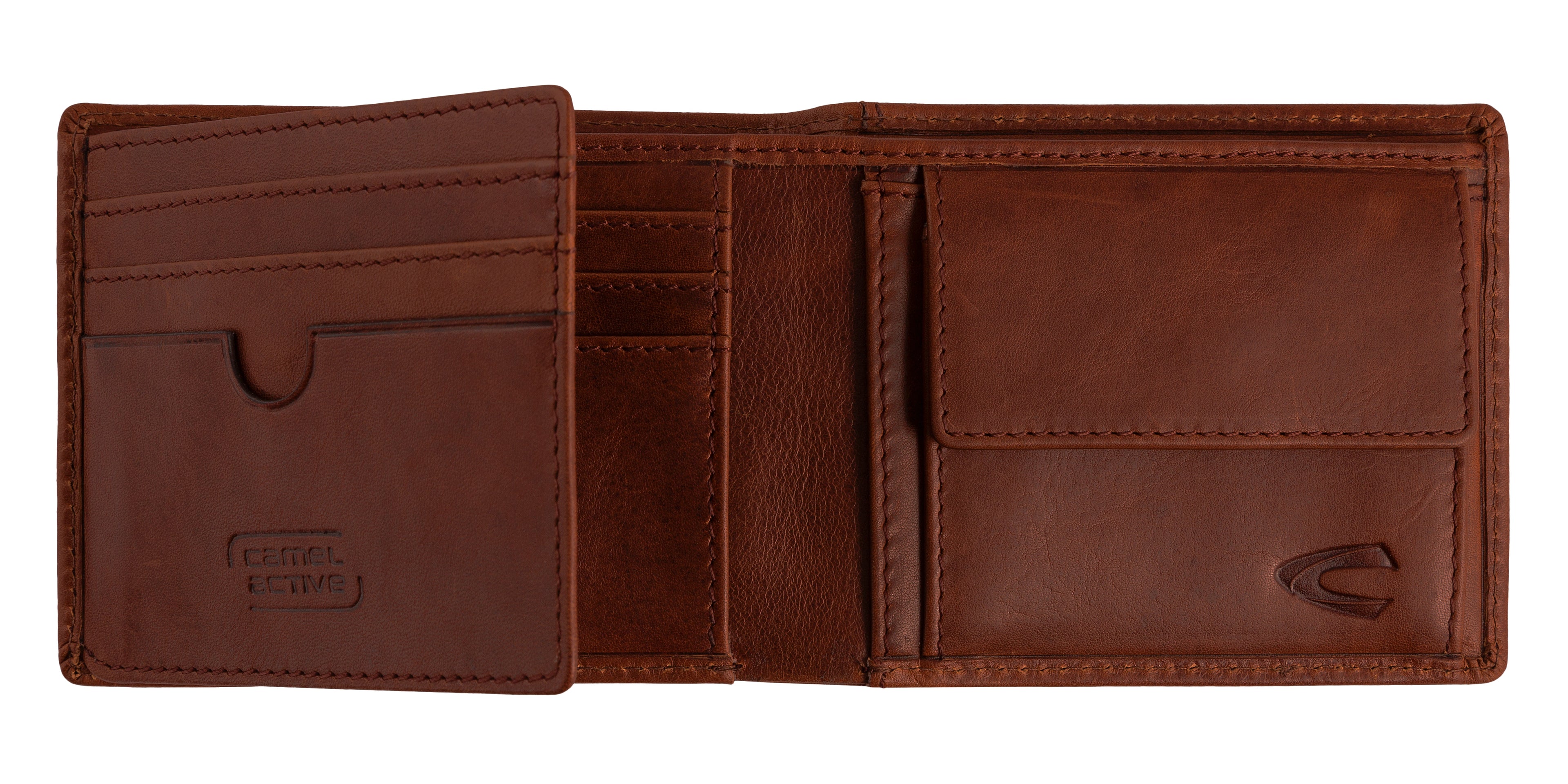 camel active Japan Geldbörse Jeansformat, Cognac – Ansicht 3