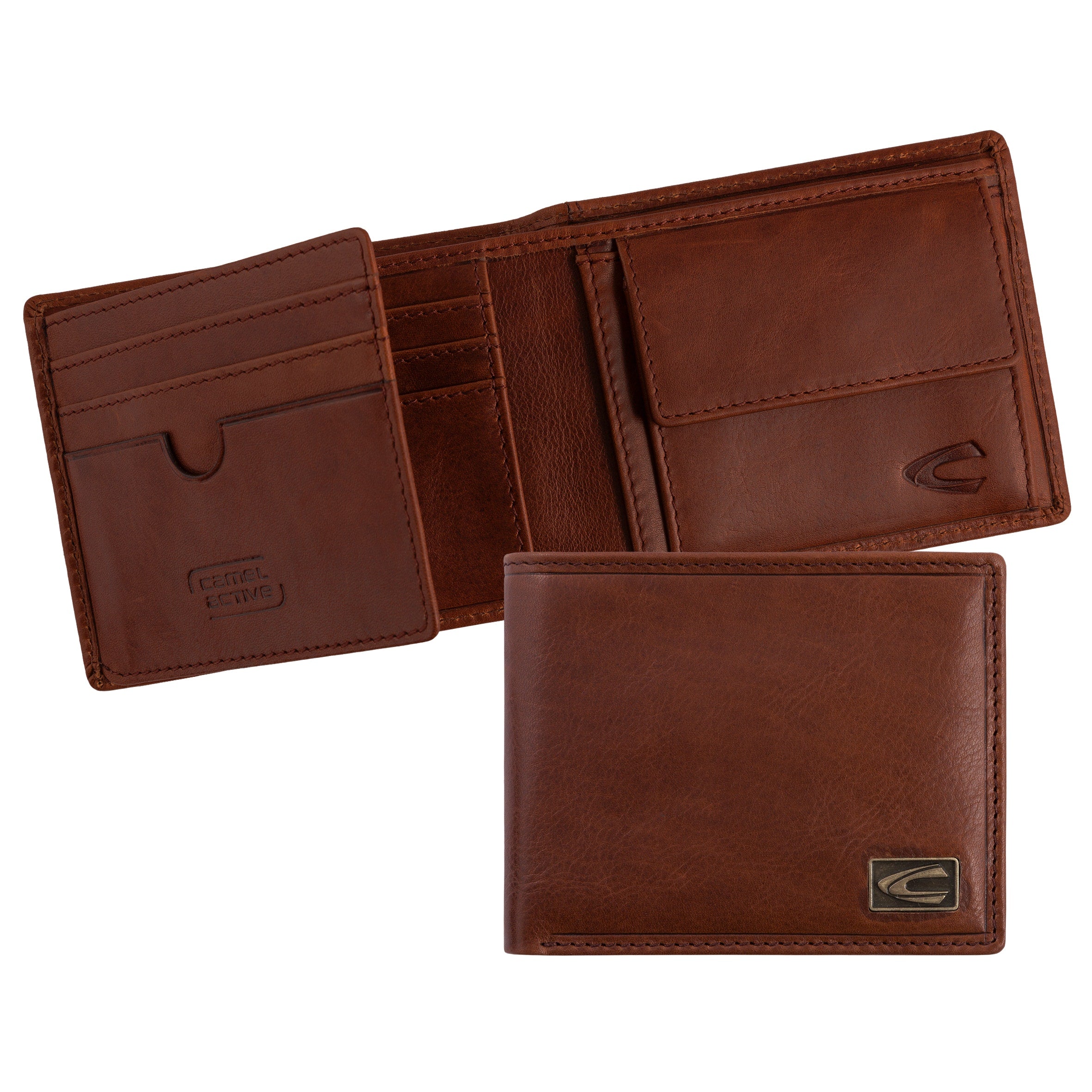 camel active Japan Geldbörse Jeansformat, Cognac – Ansicht 4