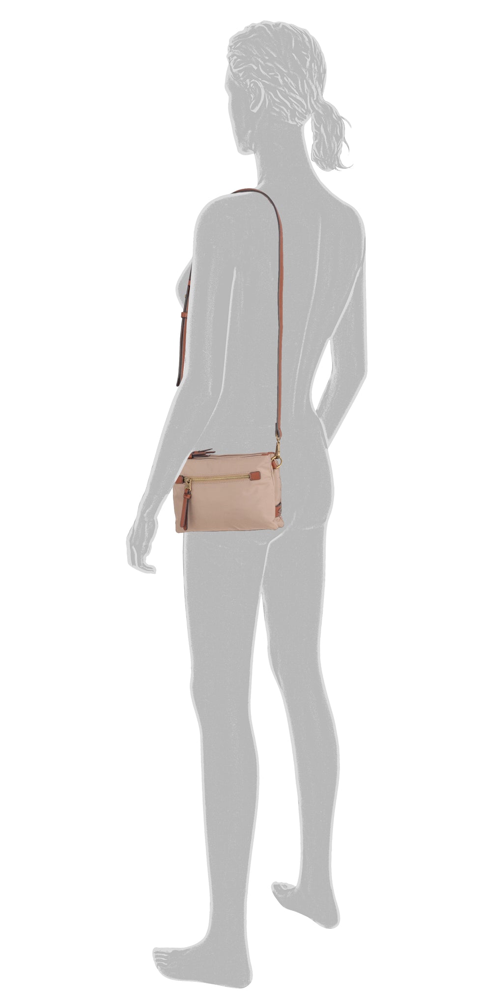 camel active Bari Umhängetasche S, Beige – Ansicht 5