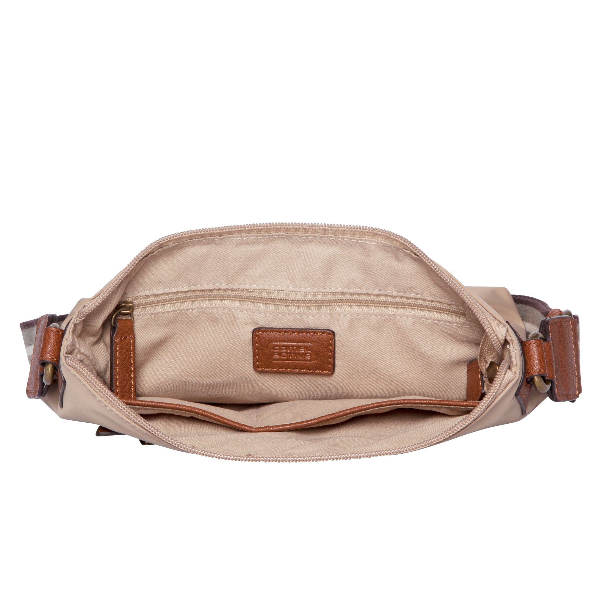 camel active Bari Umhängetasche L, Beige – Ansicht 4