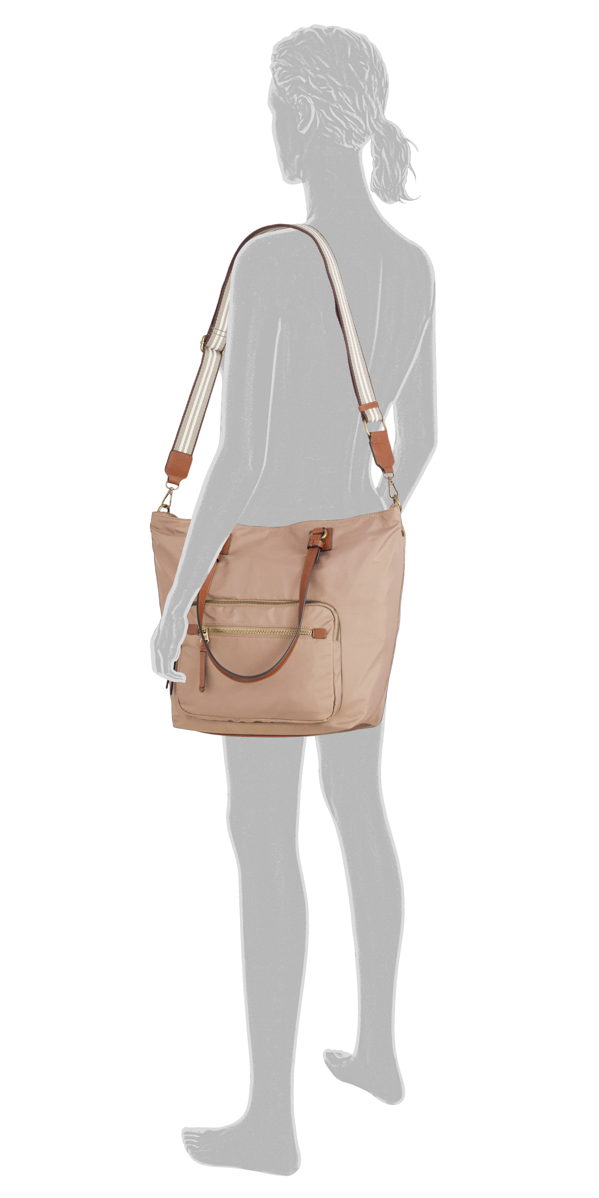 camel active Bari Shopper L, Beige – Ansicht 5