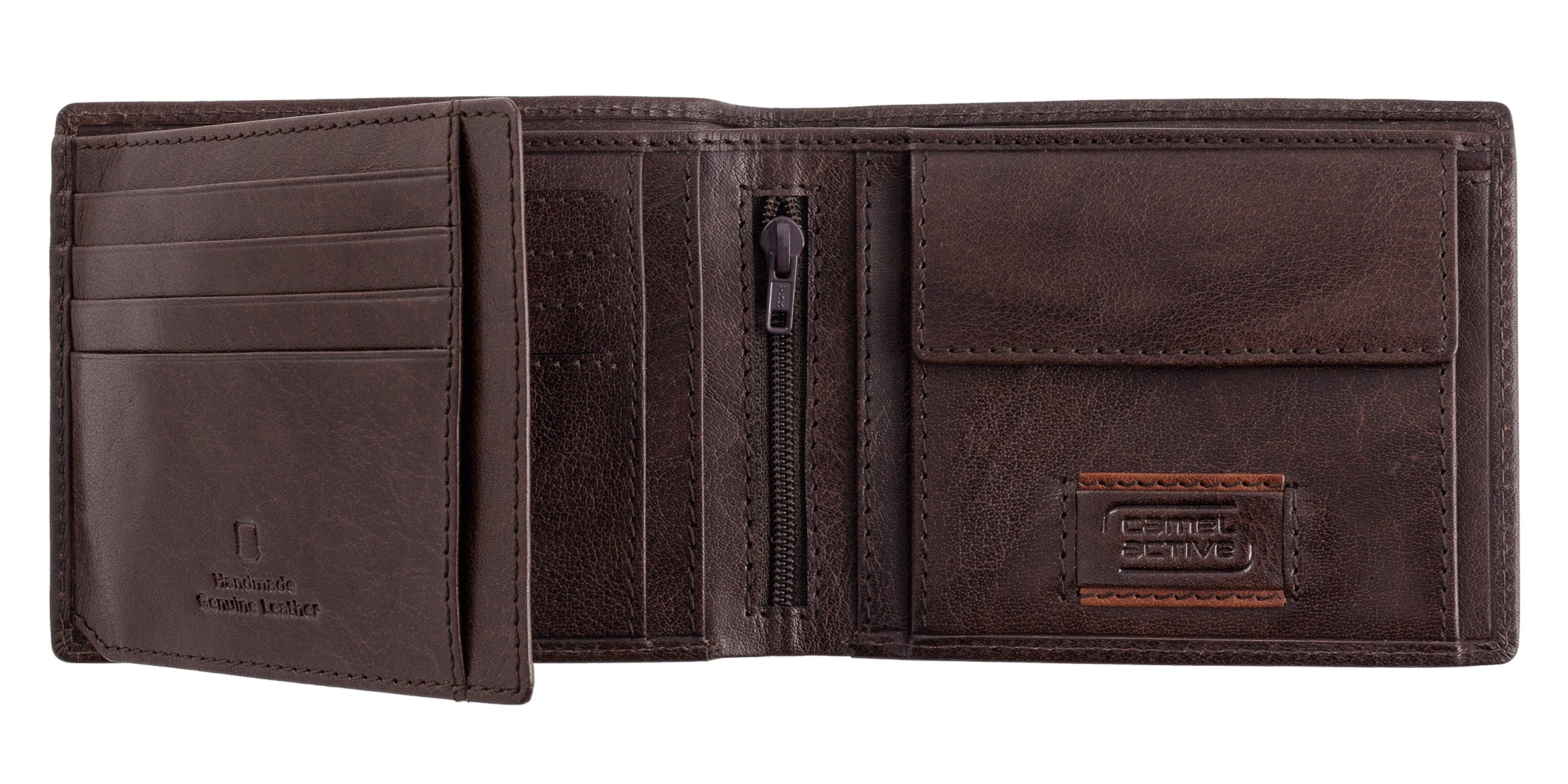 camel active Panama Geldbörse Querformat, Braun – Ansicht 2