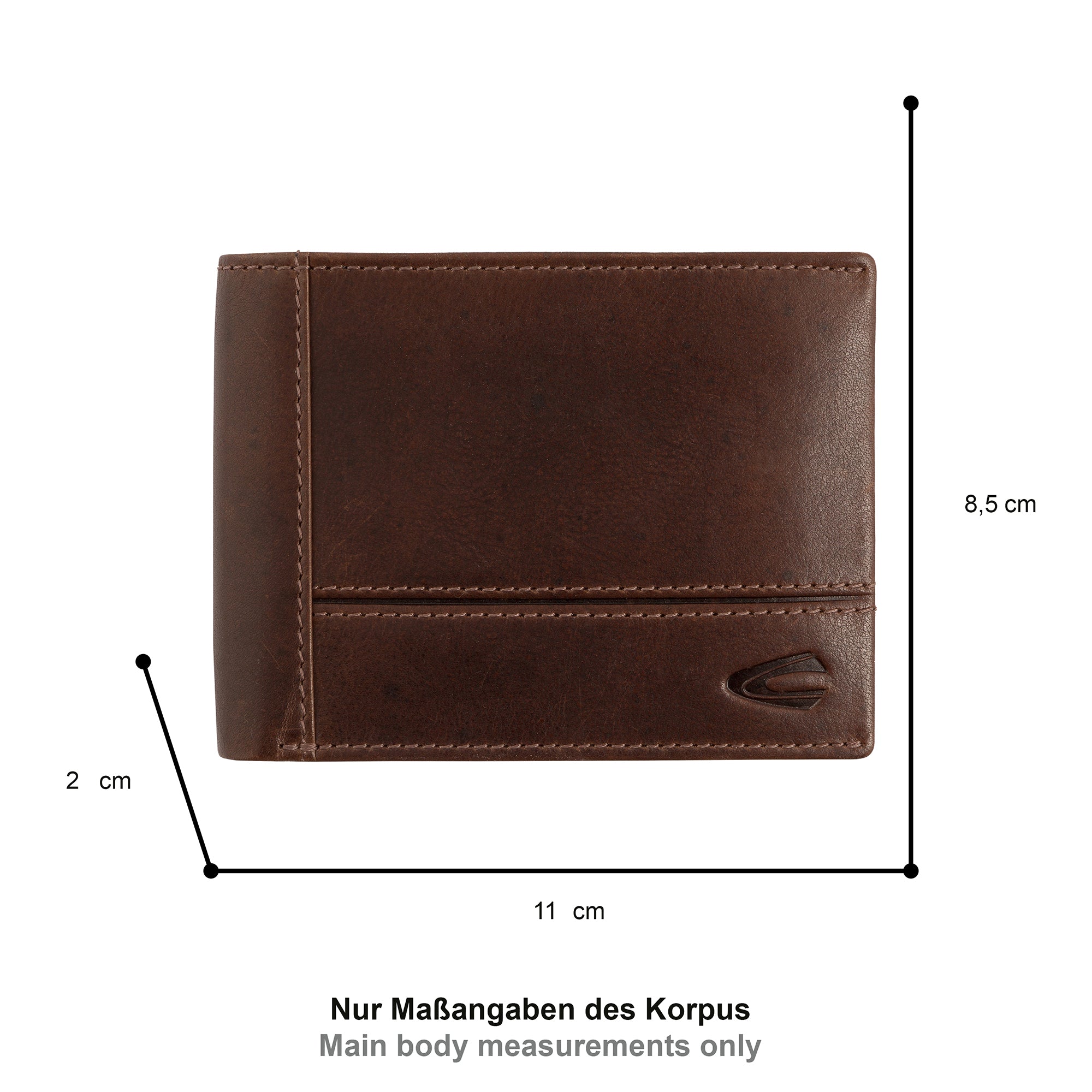 camel active Tokyo Geldbörse Jeansformat, Braun – Ansicht 1