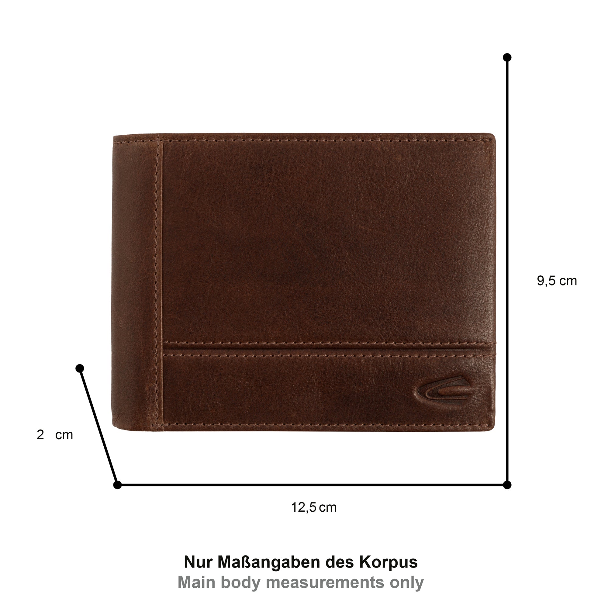 camel active Tokyo Geldbörse Querformat, Braun – Ansicht 1