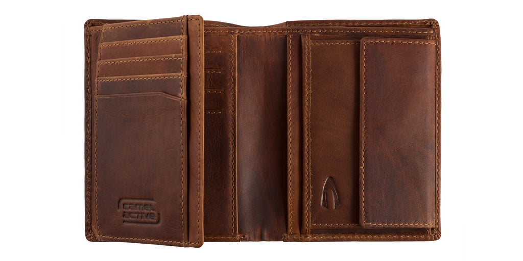 camel active Nepal Geldbörse Hochformat, Braun – Ansicht 3