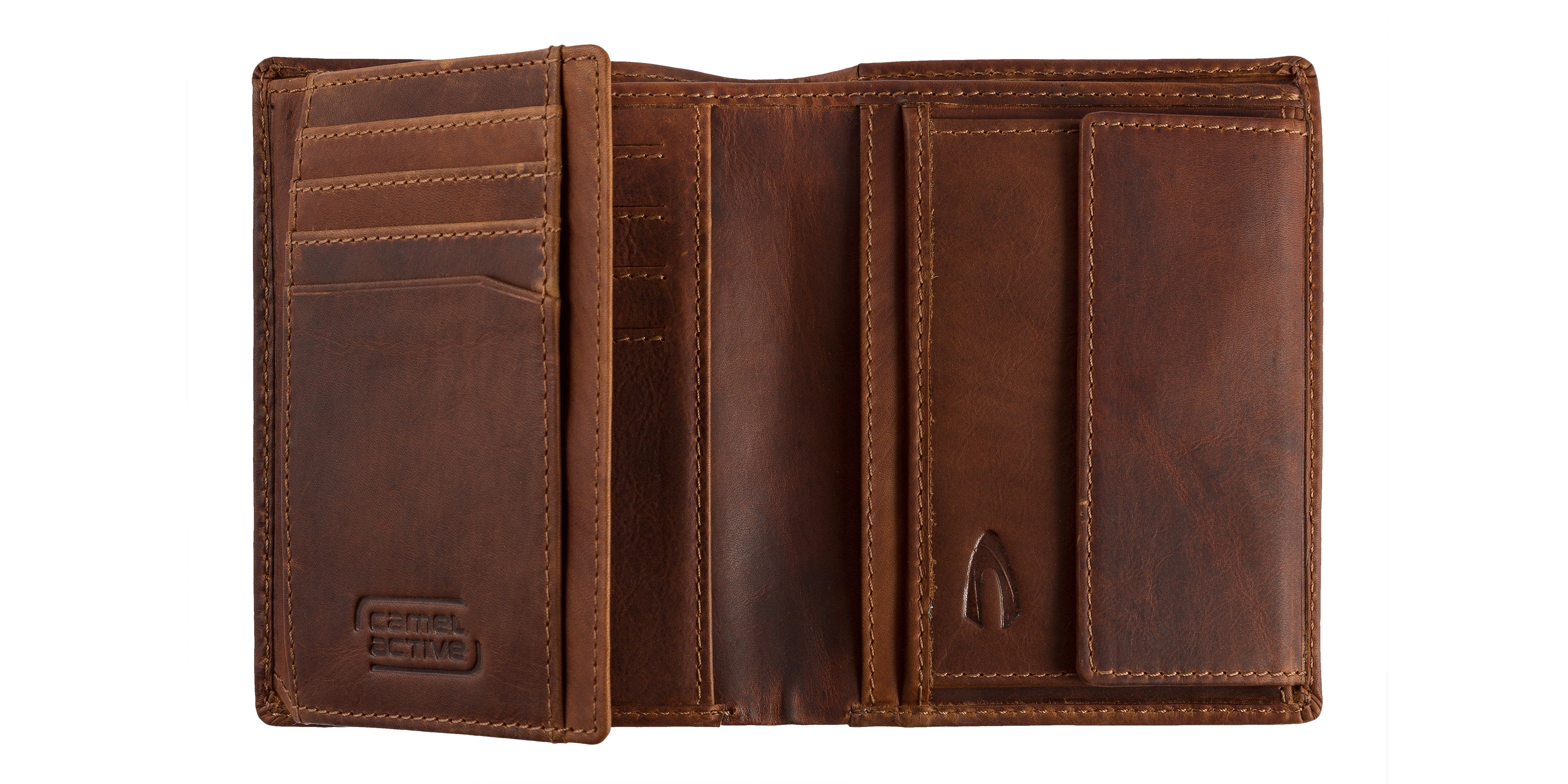 camel active Nepal Geldbörse Hochformat, Braun – Ansicht 3