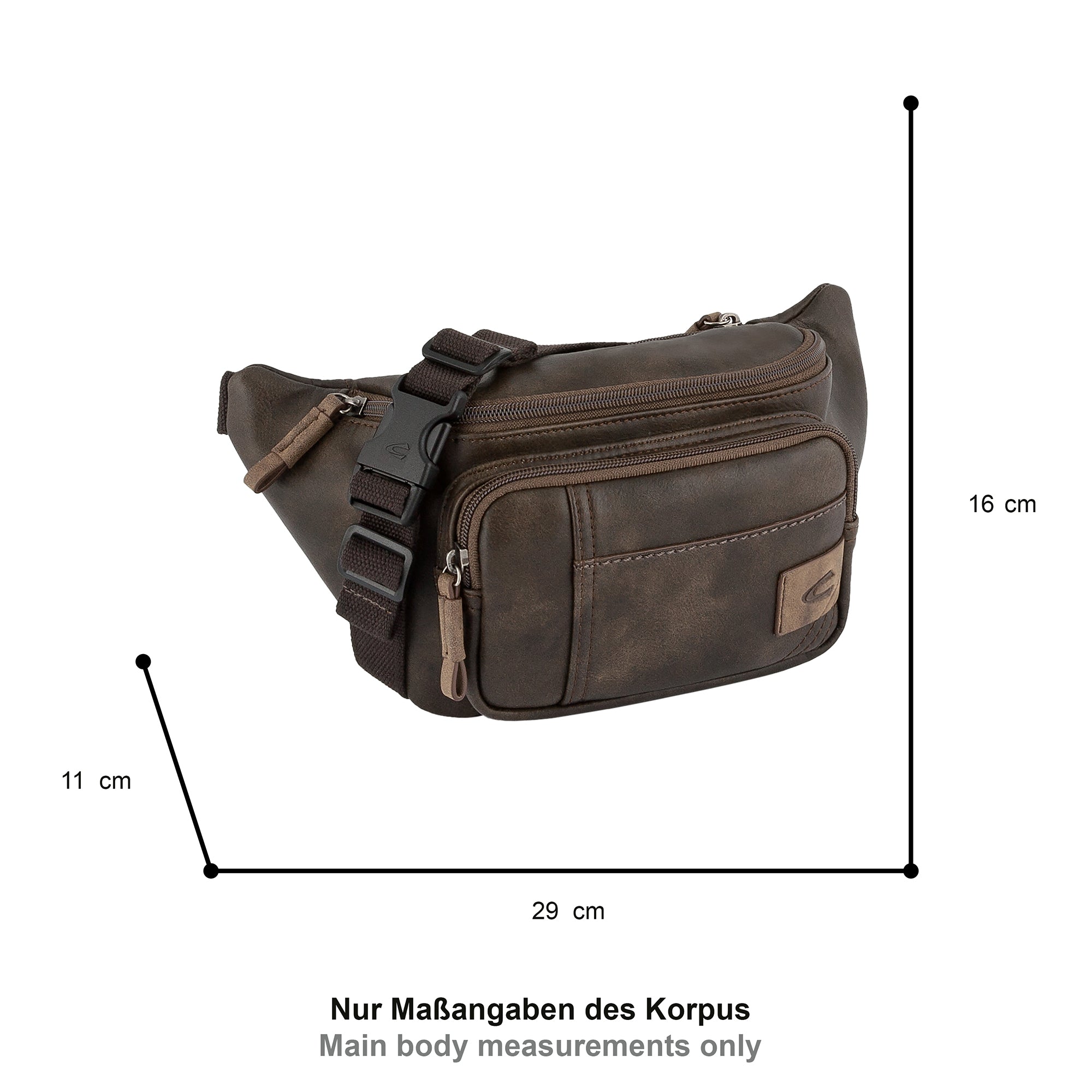 camel active Laos Gürteltasche, Braun – Ansicht 1