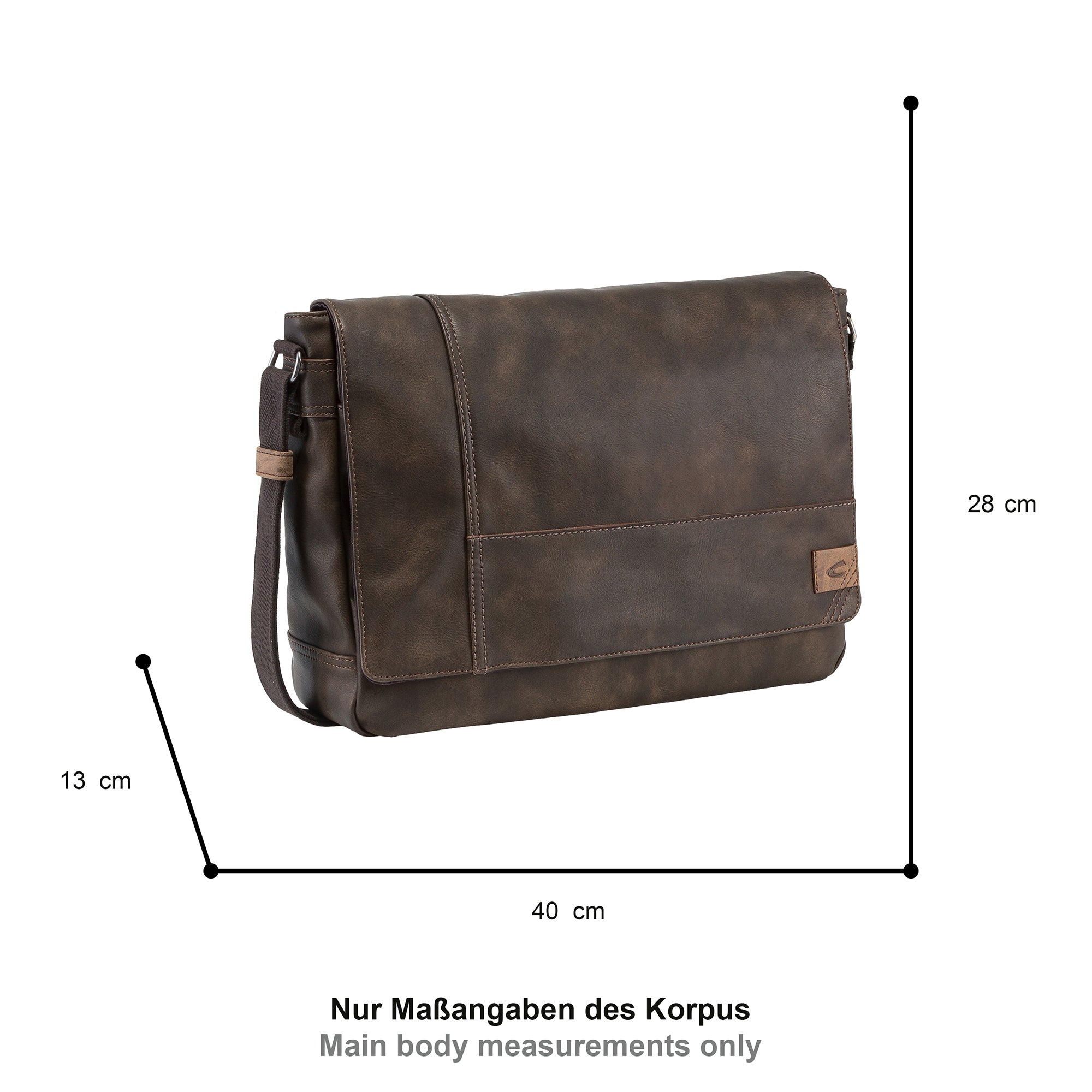 camel active Laos Messenger Bag, Braun – Ansicht 1