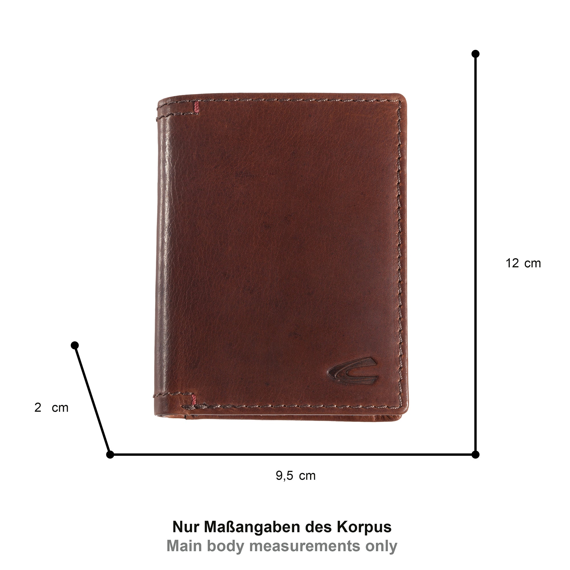 camel active Salamanca Geldbörse Hochformat, Braun – Ansicht 1