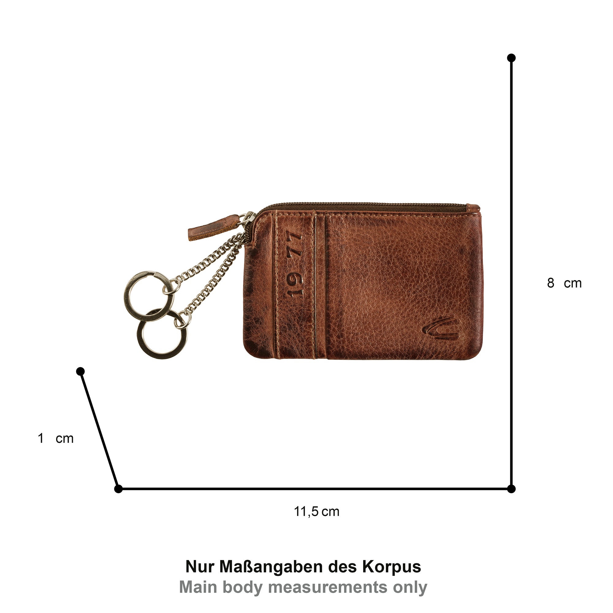 camel active Melbourne Schlüsseletui S, Braun – Ansicht 1