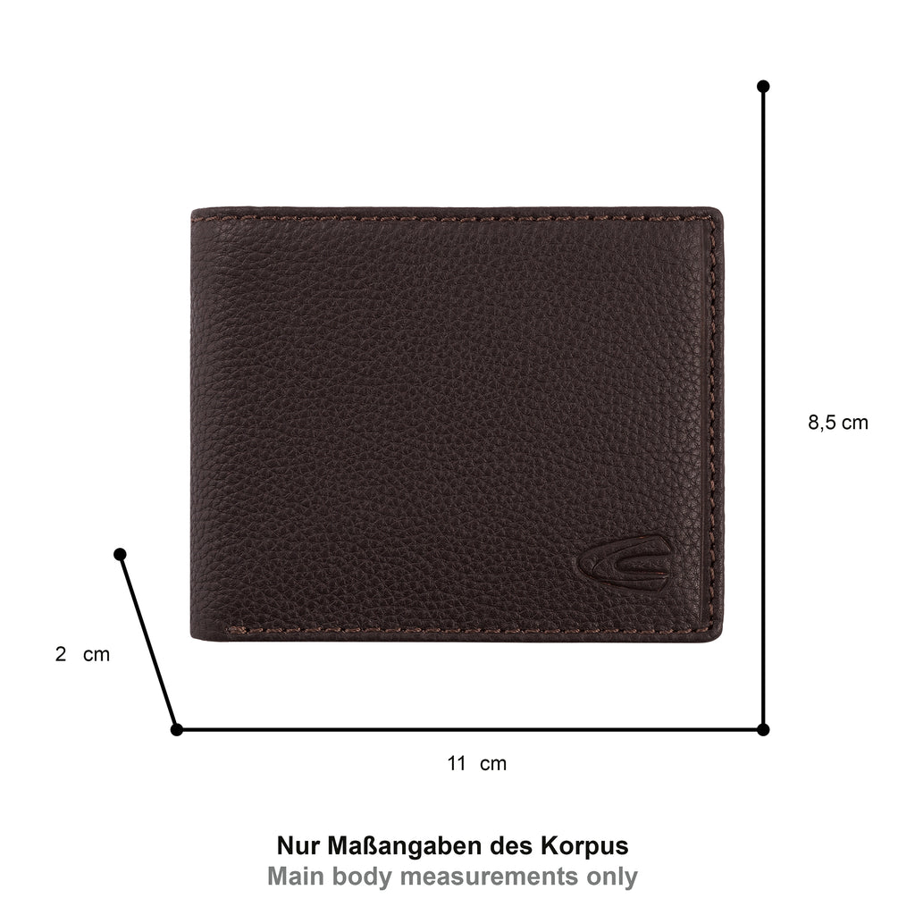 camel active Macau Geldbörse Jeansformat, Braun – Ansicht 1