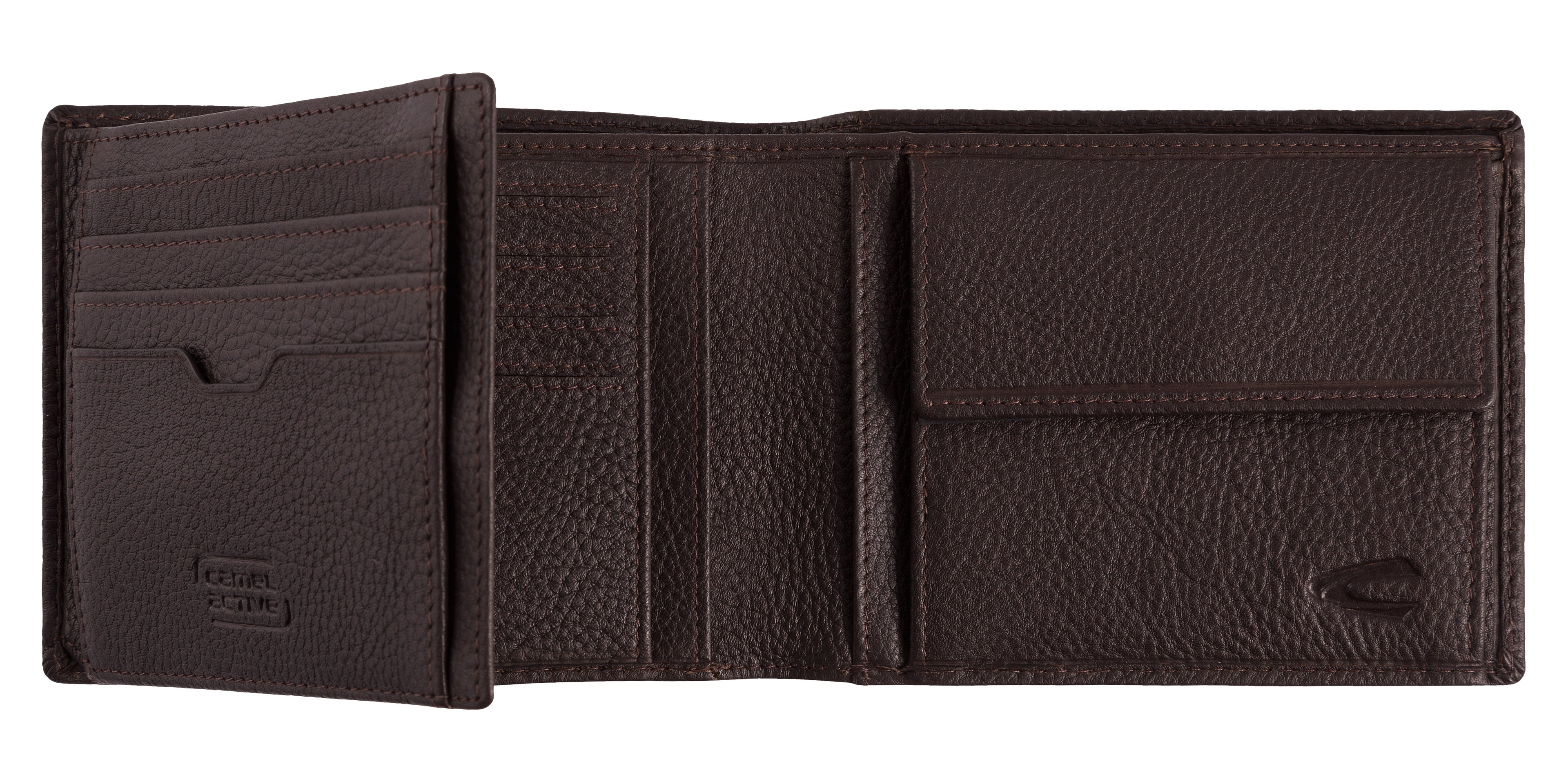 camel active Macau Geldbörse Querformat, Braun – Ansicht 3