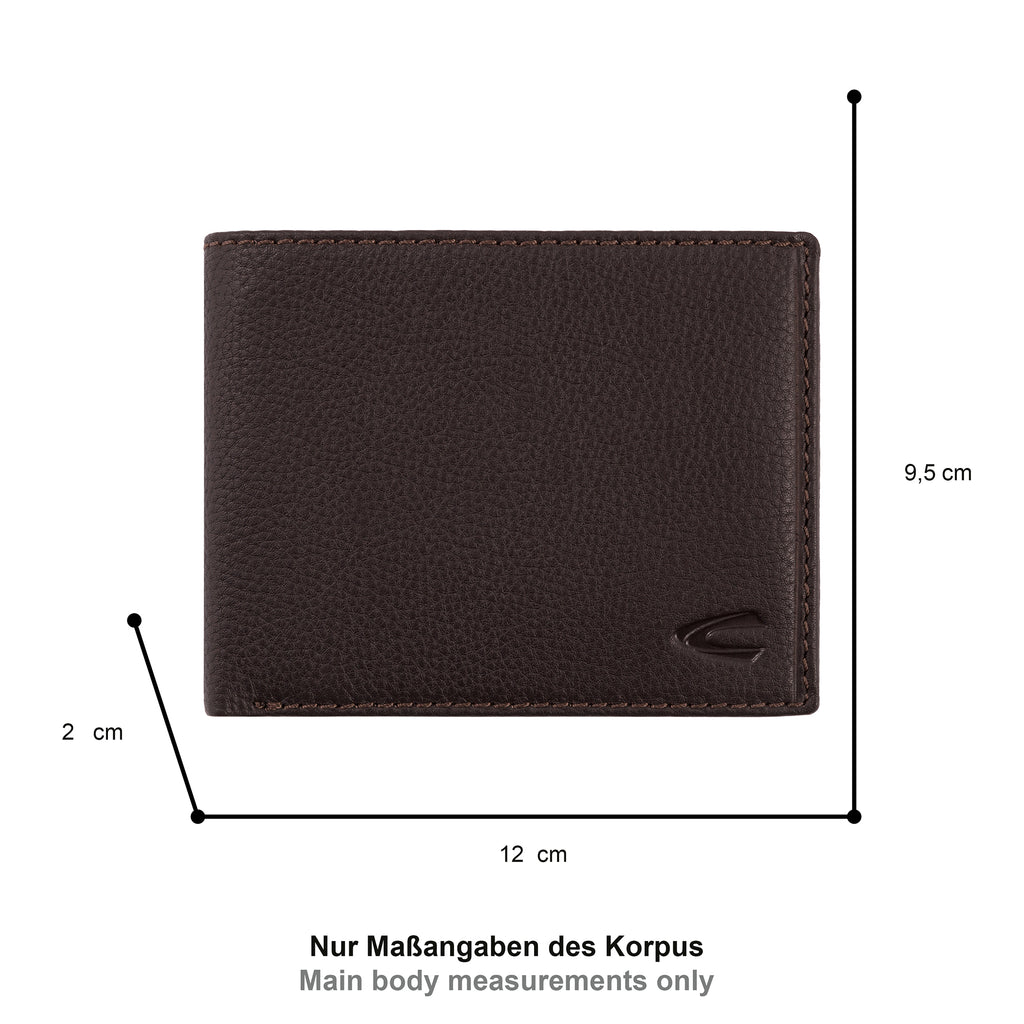 camel active Macau Geldbörse Querformat, Braun – Ansicht 1