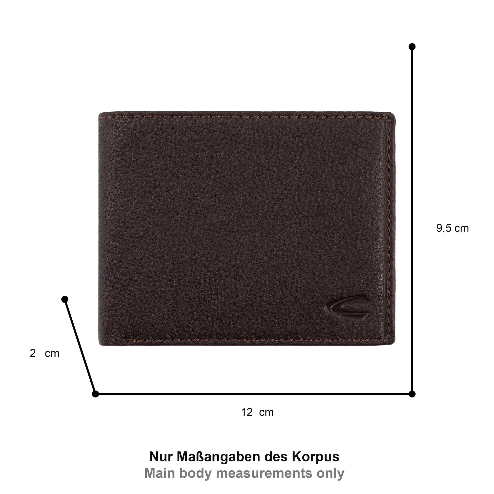 camel active Macau Geldbörse Querformat, Braun – Ansicht 1