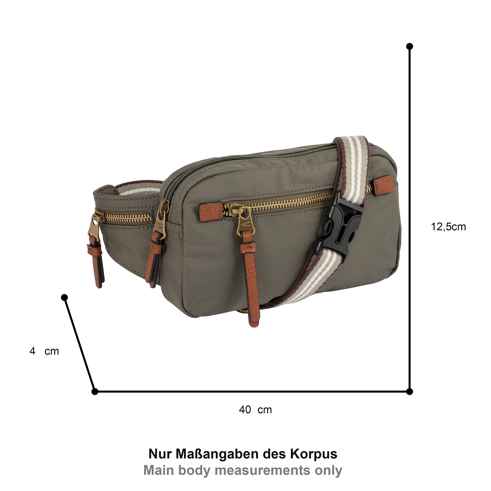 camel active Bari Gürteltasche, Khaki – Ansicht 1