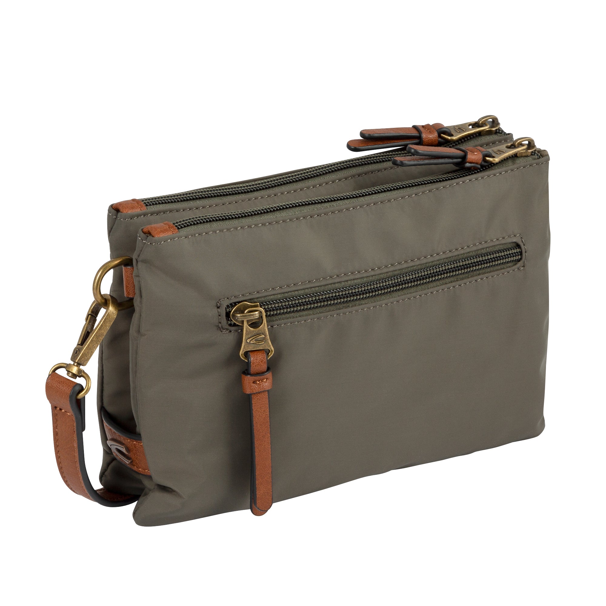 camel active Bari Umhängetasche S, Khaki – Ansicht 3